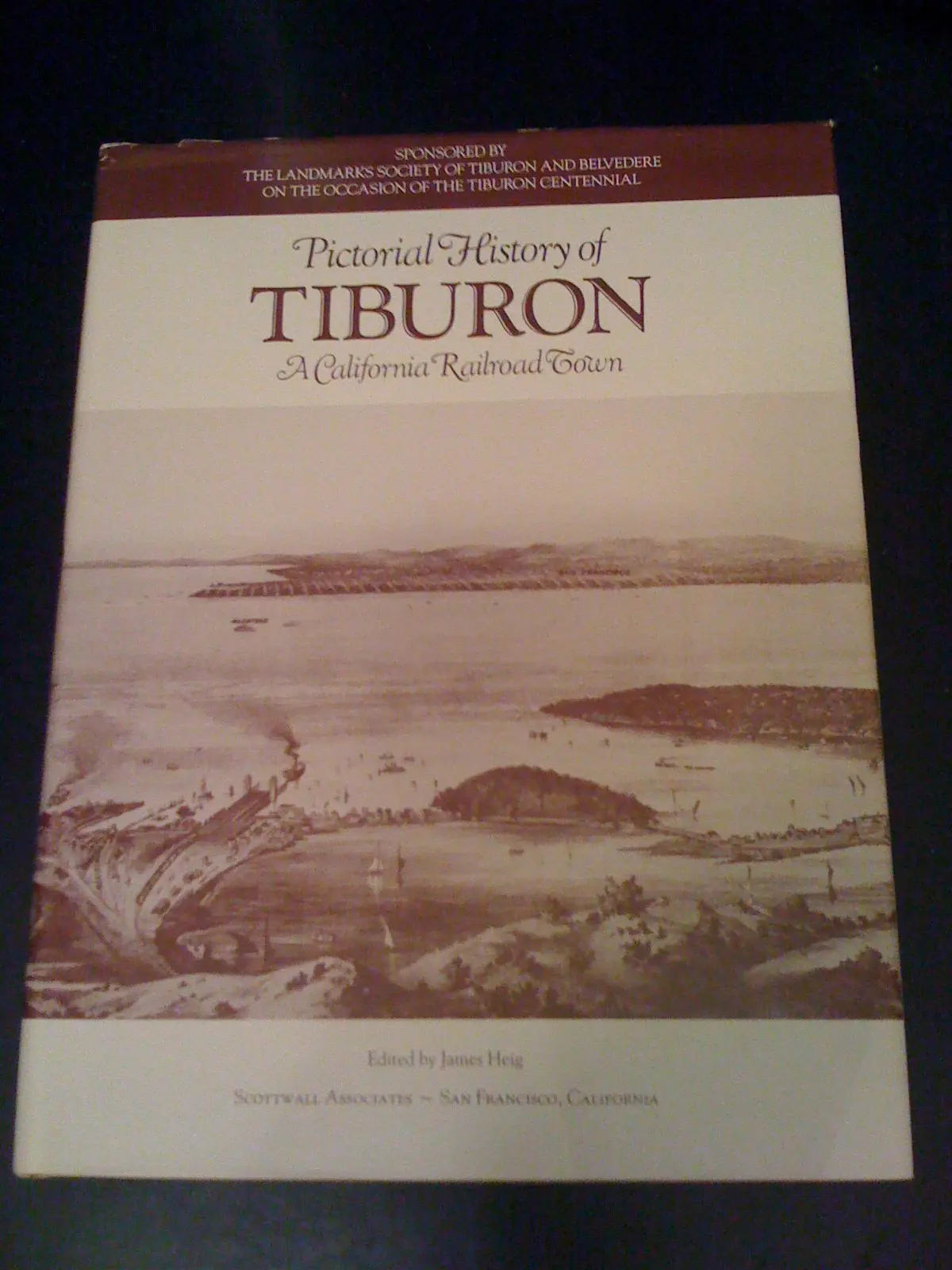 Pictorial History Of Tiburon: A California Railroad Town [Hardcover] James Heig 1
