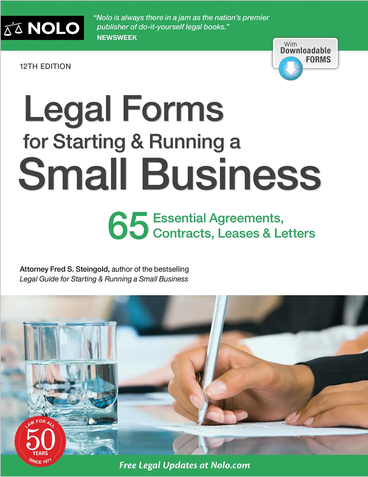 Legal Forms For Starting & Running A Small Business: 65 Essential Agreements, Contracts, Leases & Letters Steingold Attorney, Fred S. And Editors Of Nolo 1