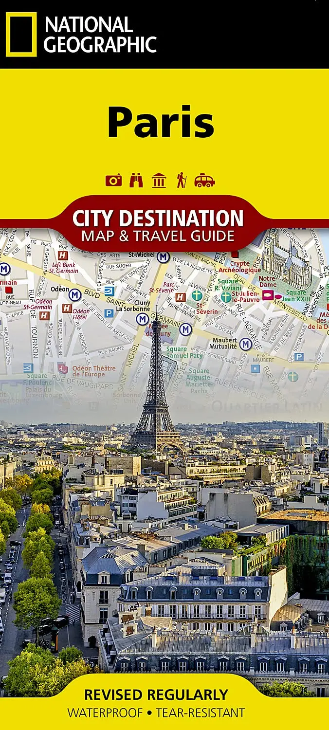 Paris Map (National Geographic Destination City Map) [Map] National Geographic Maps 1