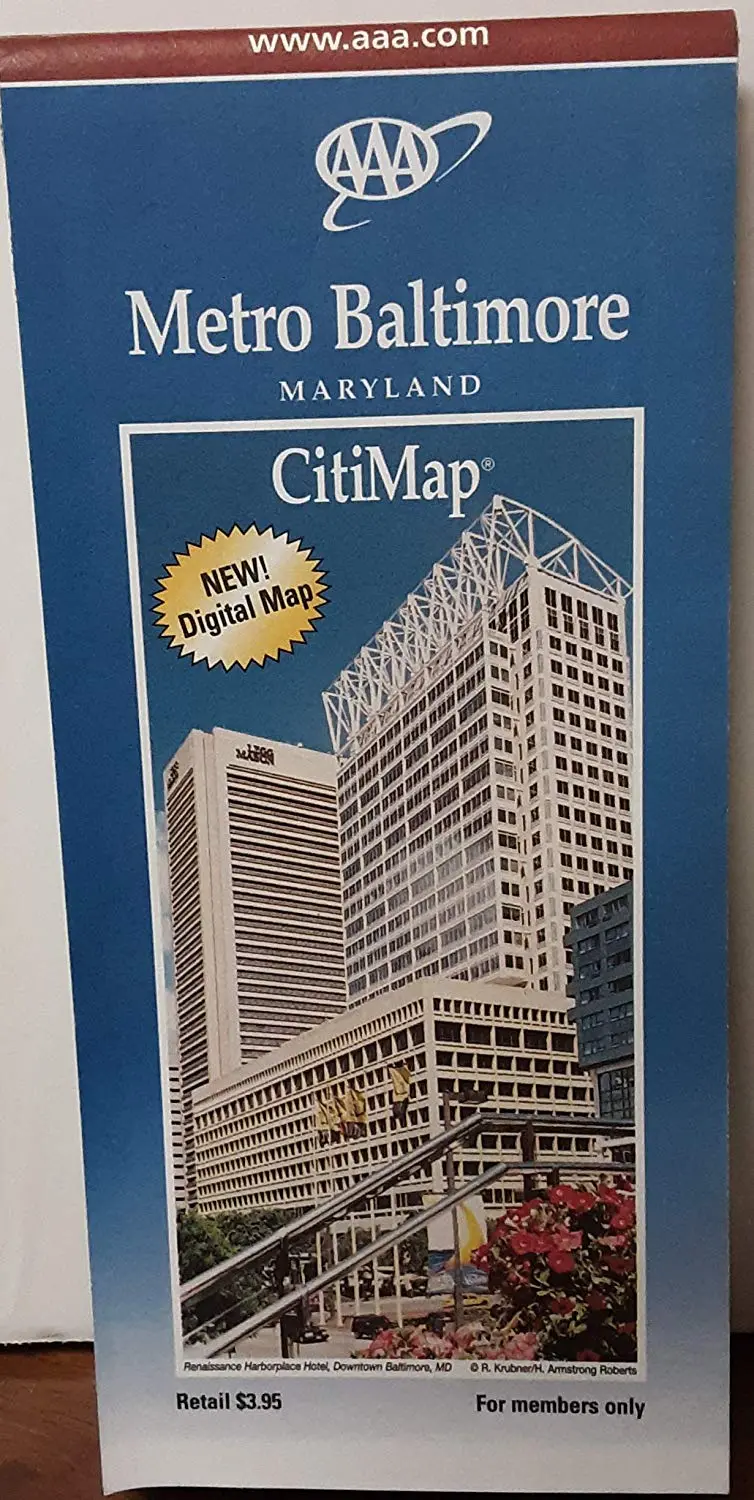 Aaa Metro Baltimore Maryland Citimap 1