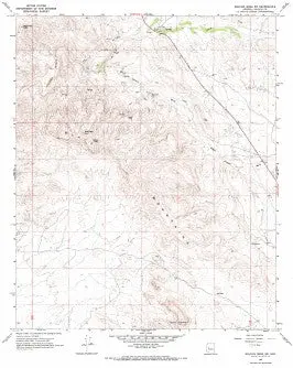 Malpais Mesa Sw 7.5' Arizona Map United States Geological Survey 1