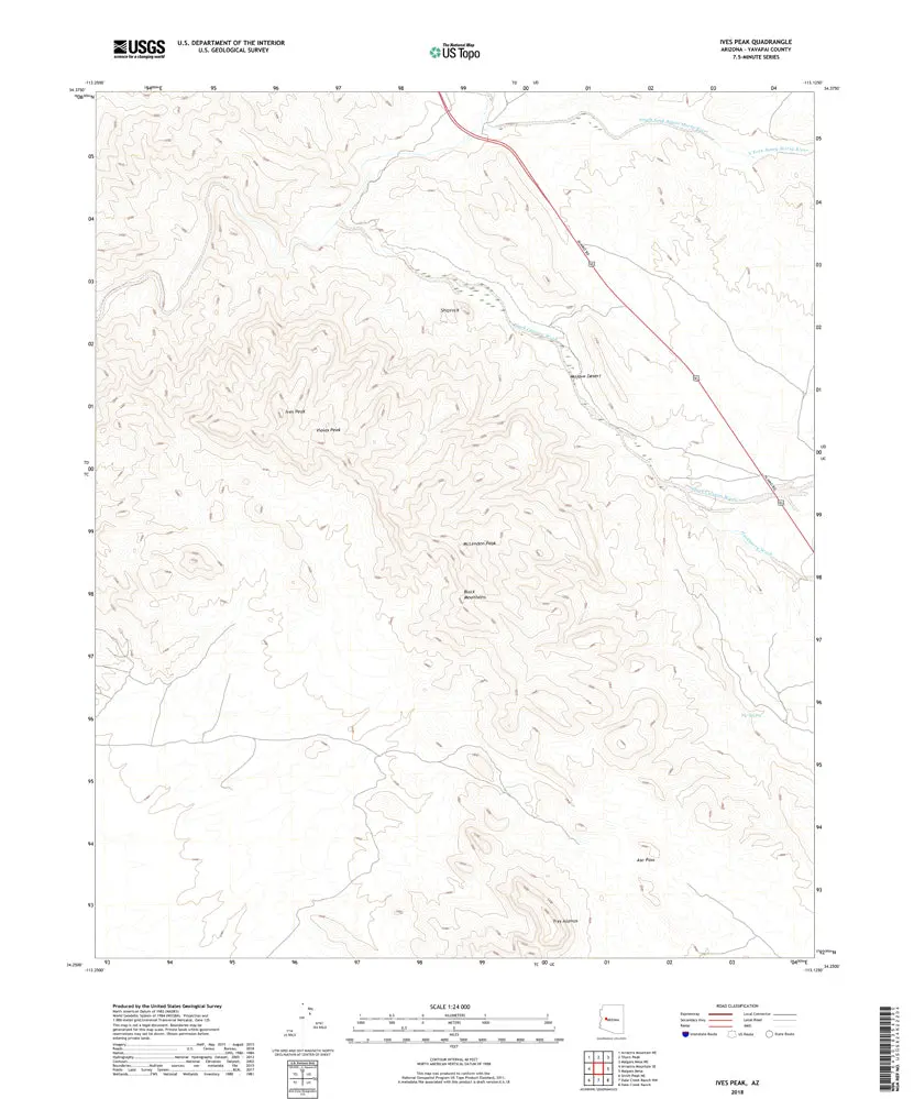 Ives Peak 7.5'Êust [Map] United States Geological Survey 1