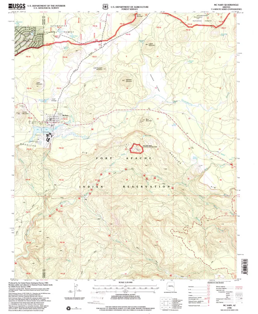 Mcnary [Map] United States Geological Survey 1