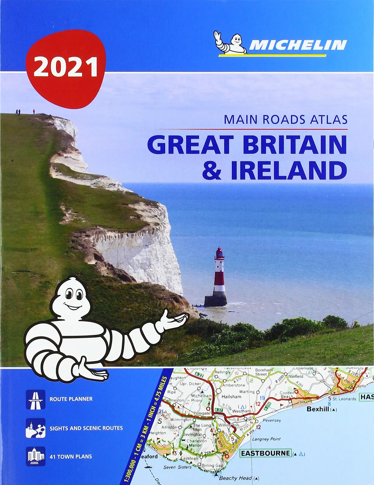 Great Britain & Ireland 2021 - Mains Roads Atlas (A4-Paperback): Tourist & Motoring Atlas A4 Paperback (Michelin Road Atlases) [Paperback] Michelin 1