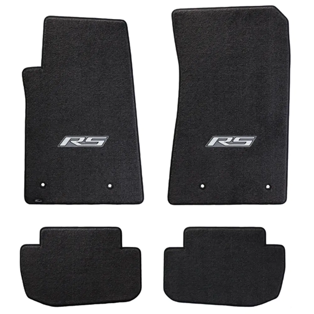 Camaro Rs Floor Mats 4 Pc. Set (Silver Logo) 1