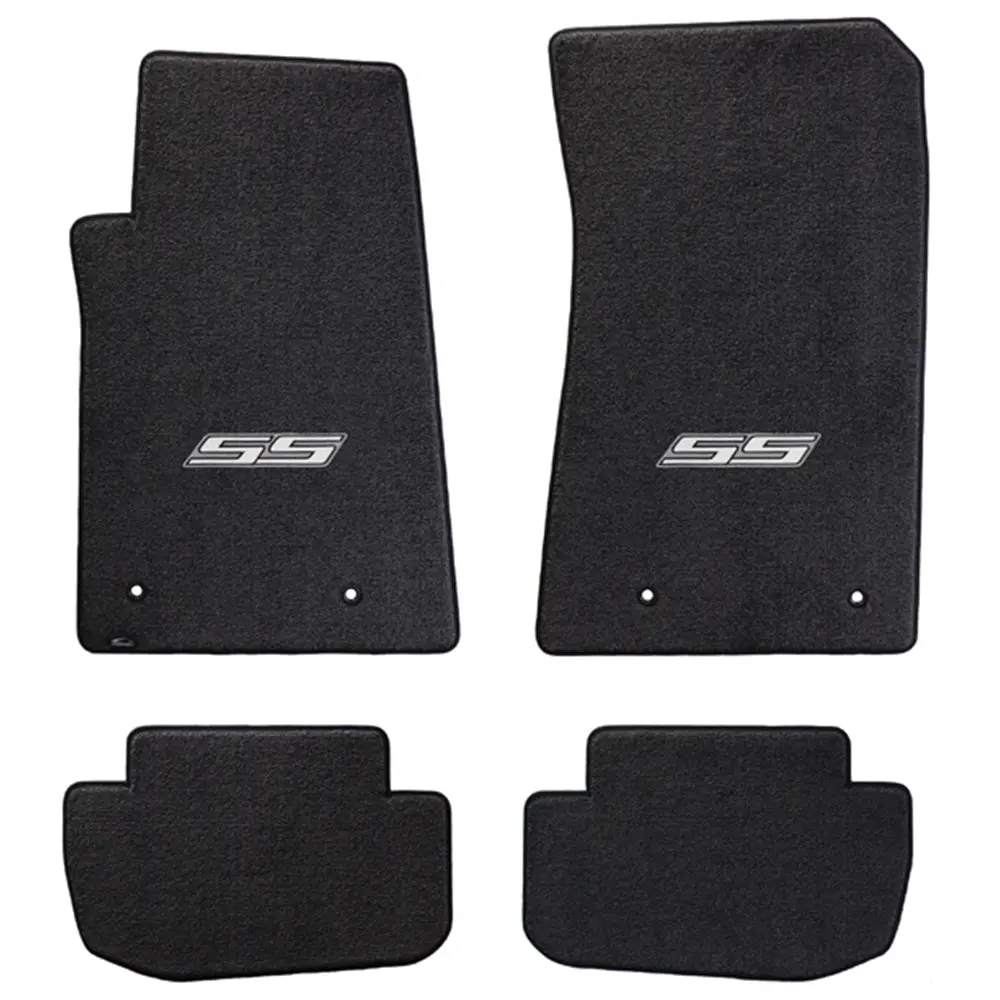Camaro Ss Floor Mats 4 Pc. Set (Silver Logo) 1