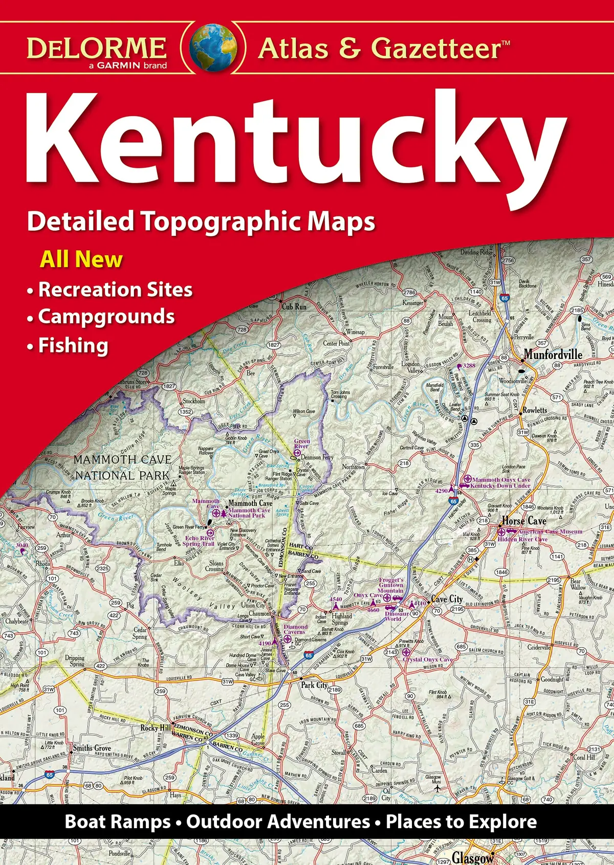 Delorme Atlas & Gazetteer: Kentucky Rand Mcnally 1