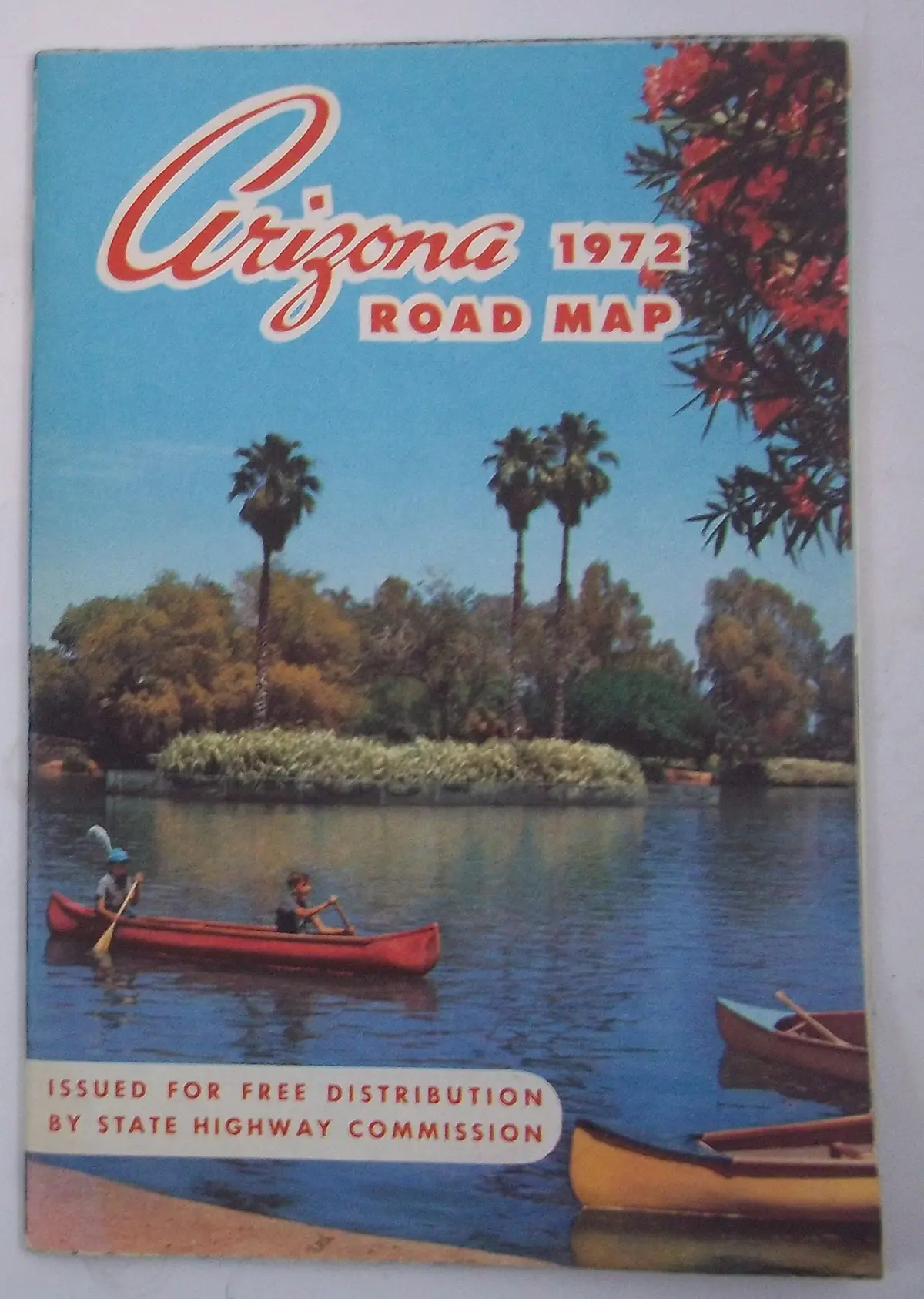 Arizona 1972 Road Map [Map] Various 1