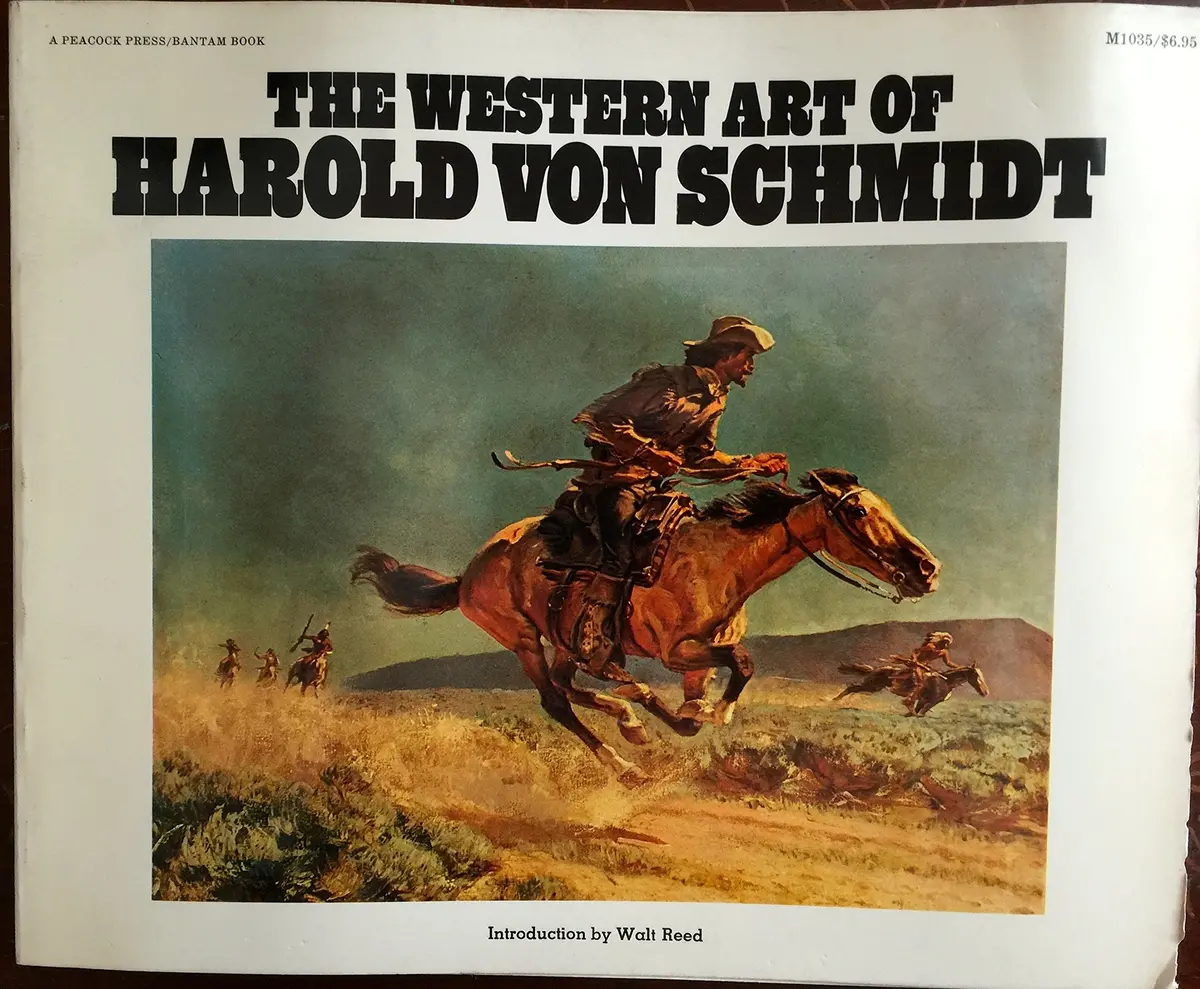 The Western Art Of Harold Von Schmidt. [Perfect Paperback] Von Schmidt, Harold. (Art) Reed, Walt. (Introduction) 1