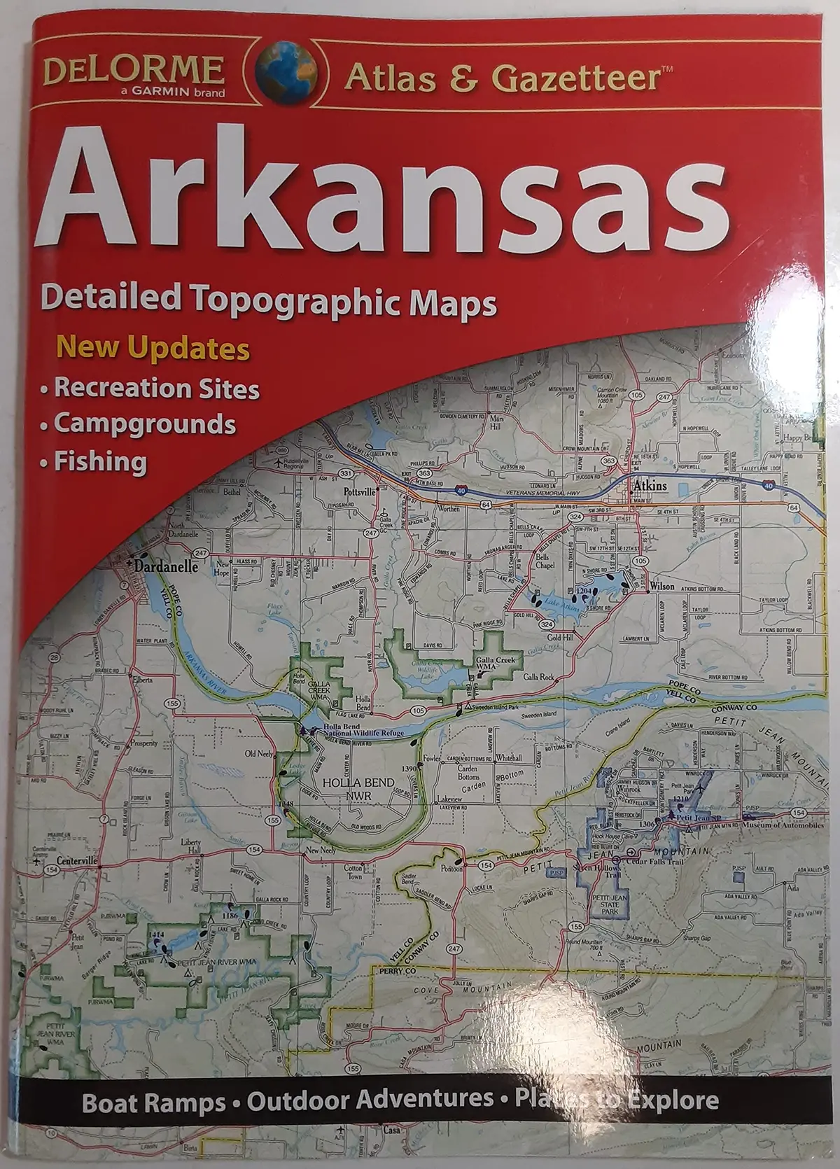 Arkansas Detailed Topographic Maps (Delorme Atlas & Gazetteer) 1