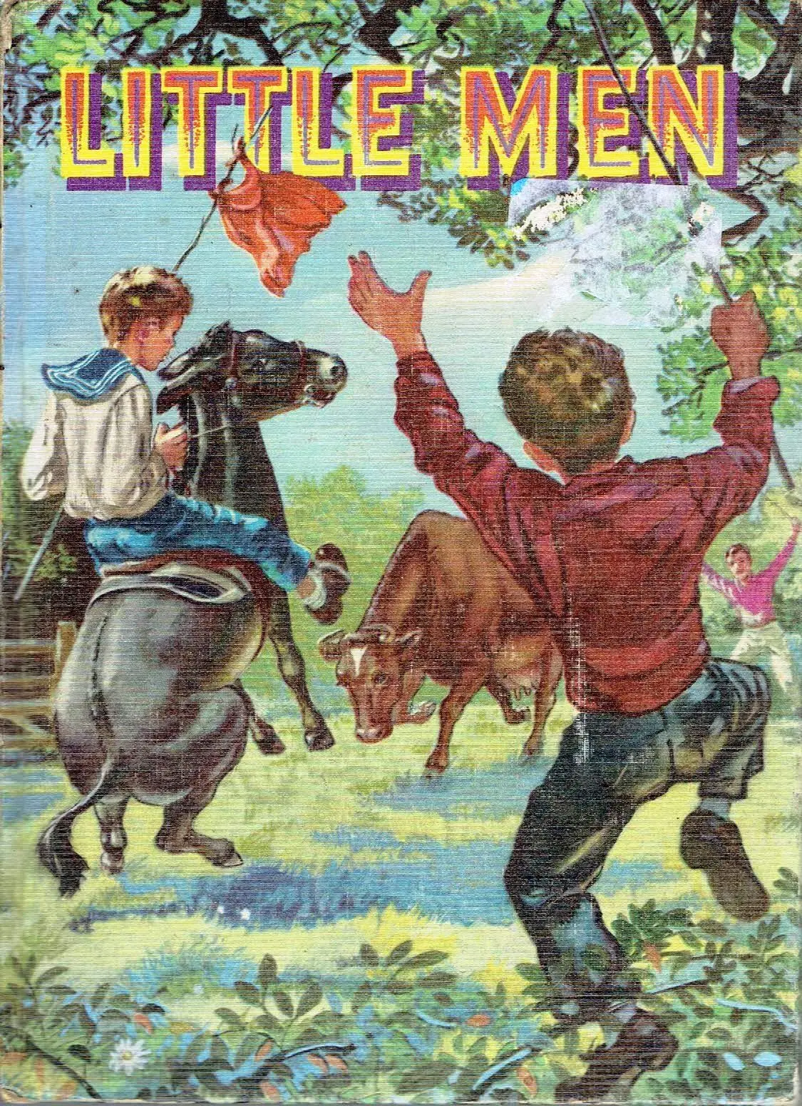 Little Men Hardcover Book 1955 With Illustrations By Jill Elgin (Little Men By Louisa May Alcott) [Hardcover] Louisa May Alcott 1