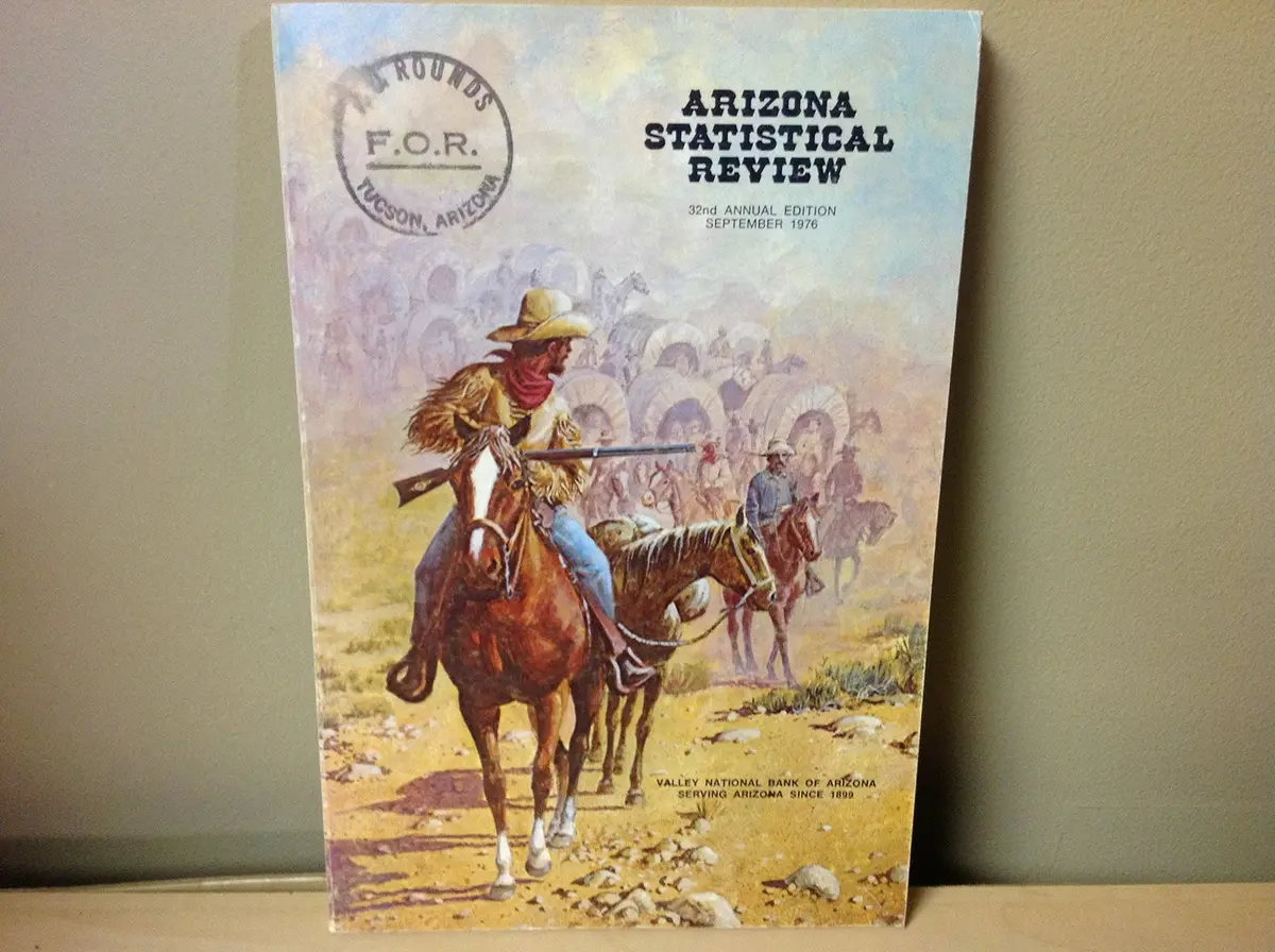 Arizona Statistical Review 32Nd Annual Edition (September 1976) [Paperback] Valley National Bank Of Arizona 1