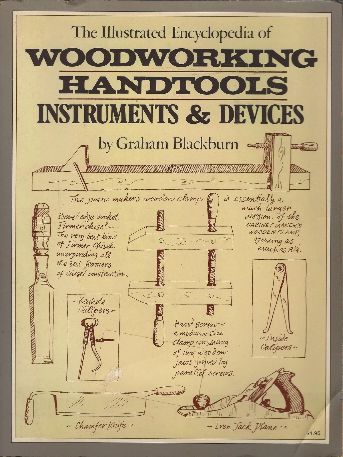 Illustrated Encyclopedia Of Woodworking Handtooling Instruments & Devices Graham John Munk Blackbur 1
