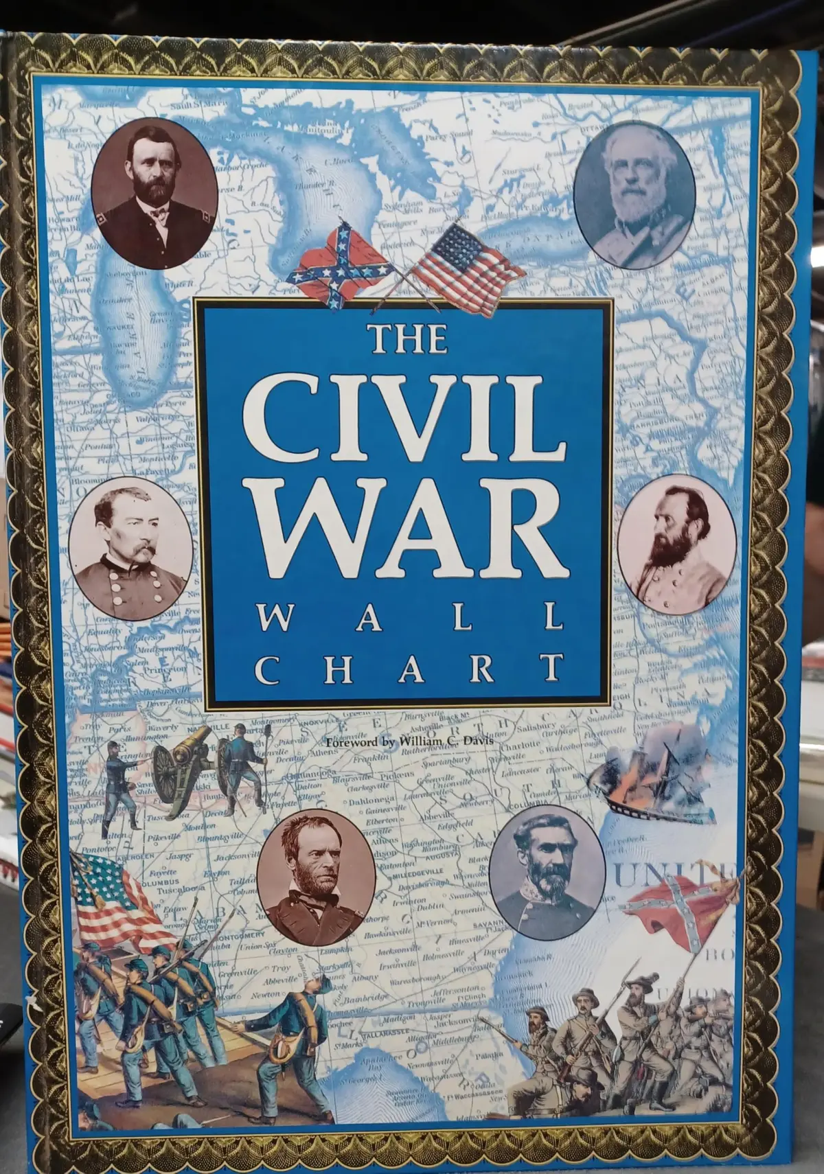 Civil War Wall Chart Davis, William C. (Forward By) 1