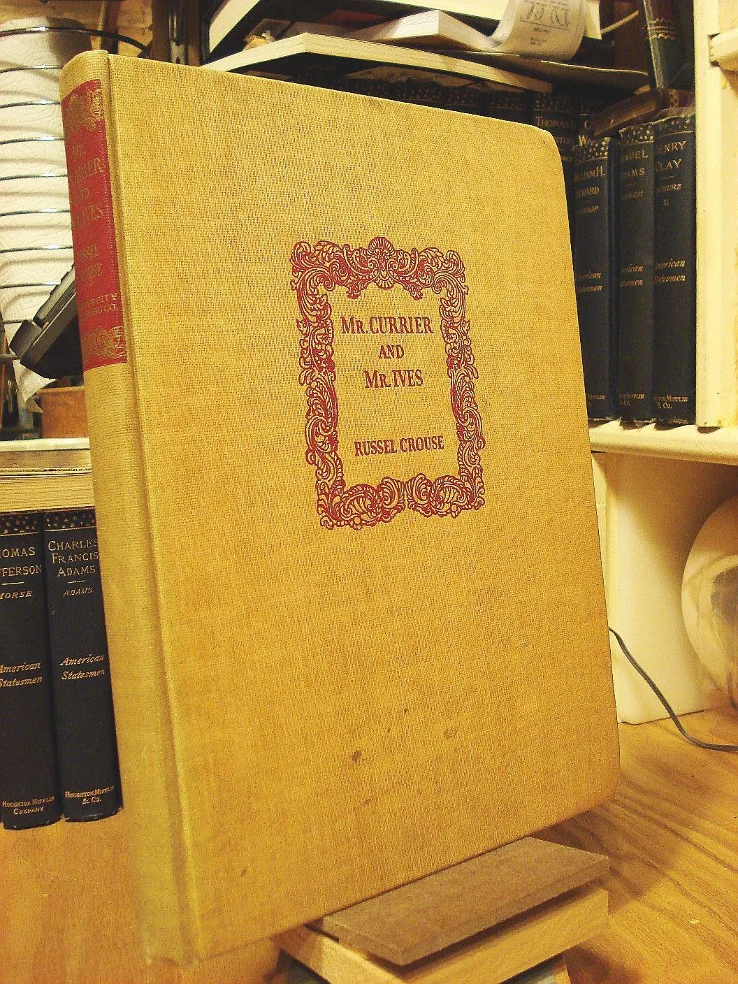 Mr. Currier And Mr. Ives,: A Note On Their Lives And Times, [Hardcover] [Currier & Ives] Crouse, Russell And 32 Illustrations In Color And Black And White 1
