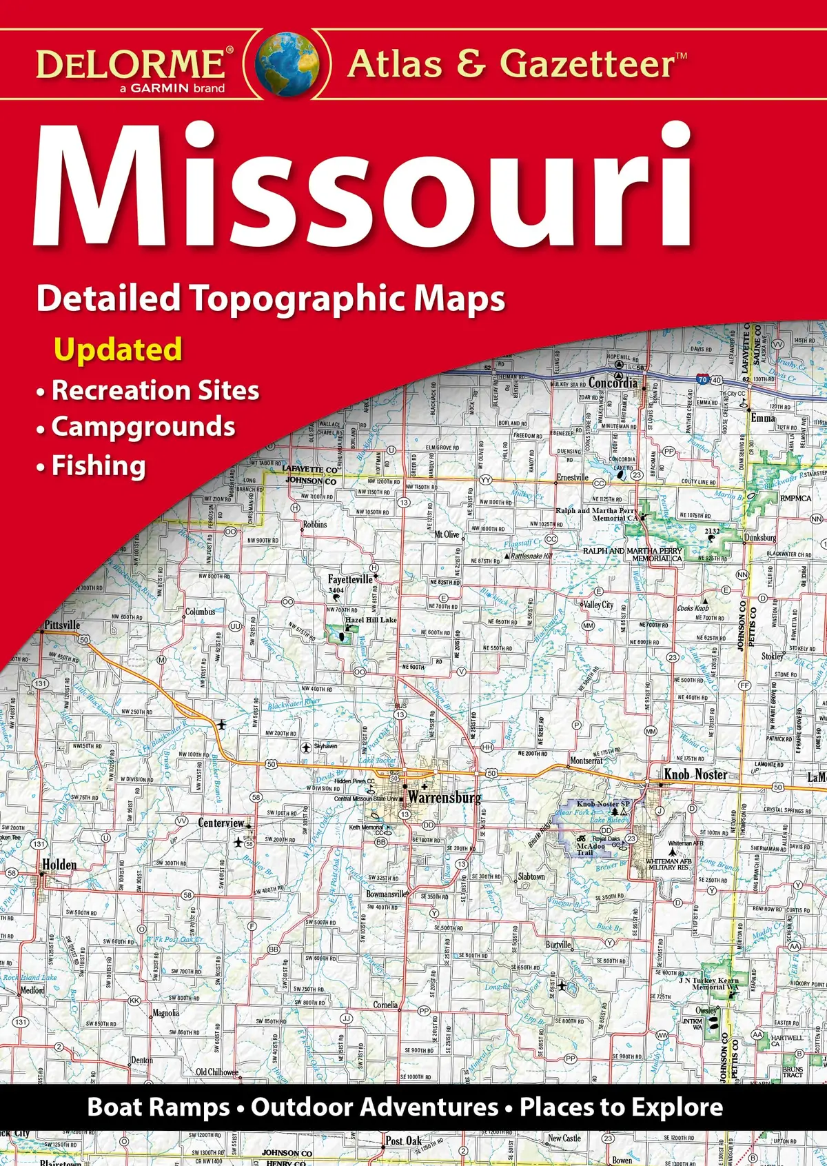 Delorme Atlas & Gazetteer: Missouri [Paperback] Delorme 1