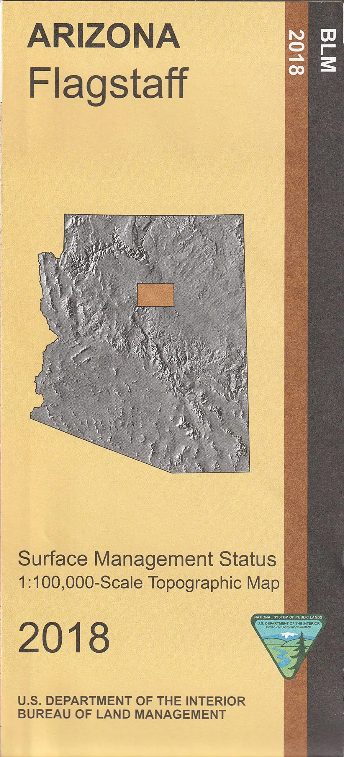 Flagstaff Surface Management Status 1:100,000-Scale Topographic Map (Arizona) [Map] Bureau Of Land Management 1