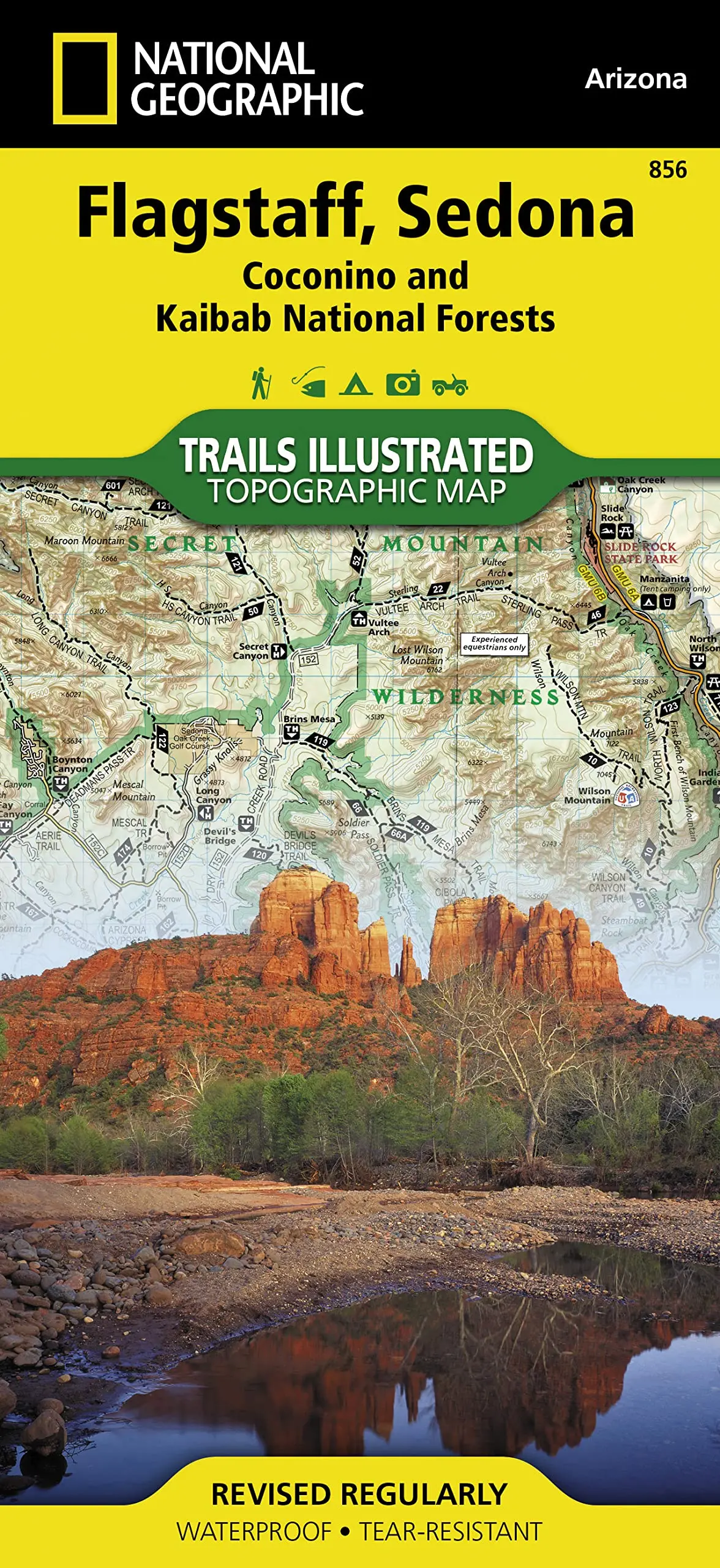 Flagstaff, Sedona Map [Coconino And Kaibab National Forests] (National Geographic Trails Illustrated Map, 856) [Map] National Geographic Maps - Trails Illustrated 1