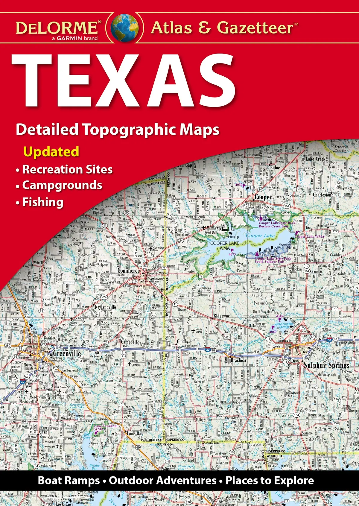 Delorme Atlas & Gazetteer: Texas Detailed Topographic Maps 1