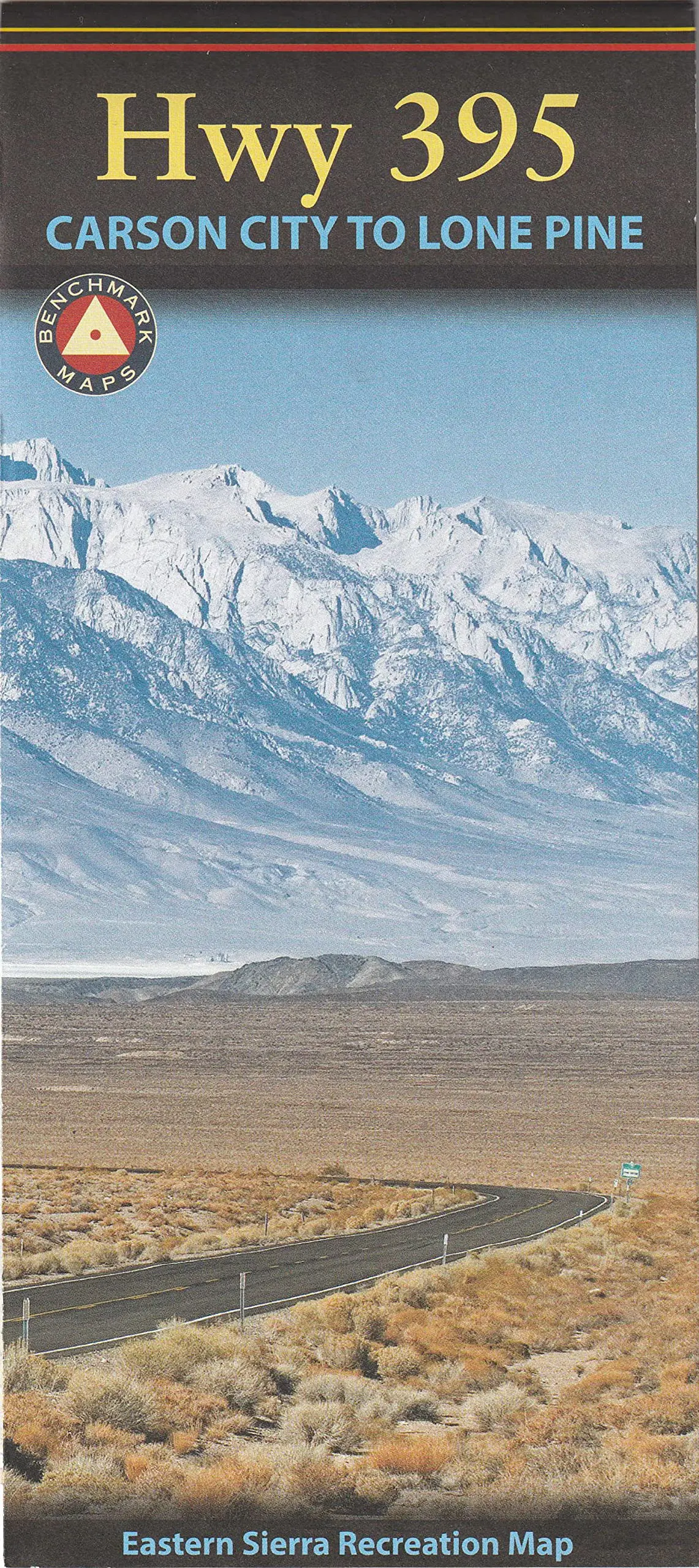Eastern Sierra Recreation Map: Hwy 395 Carson City To Lone Pine 1