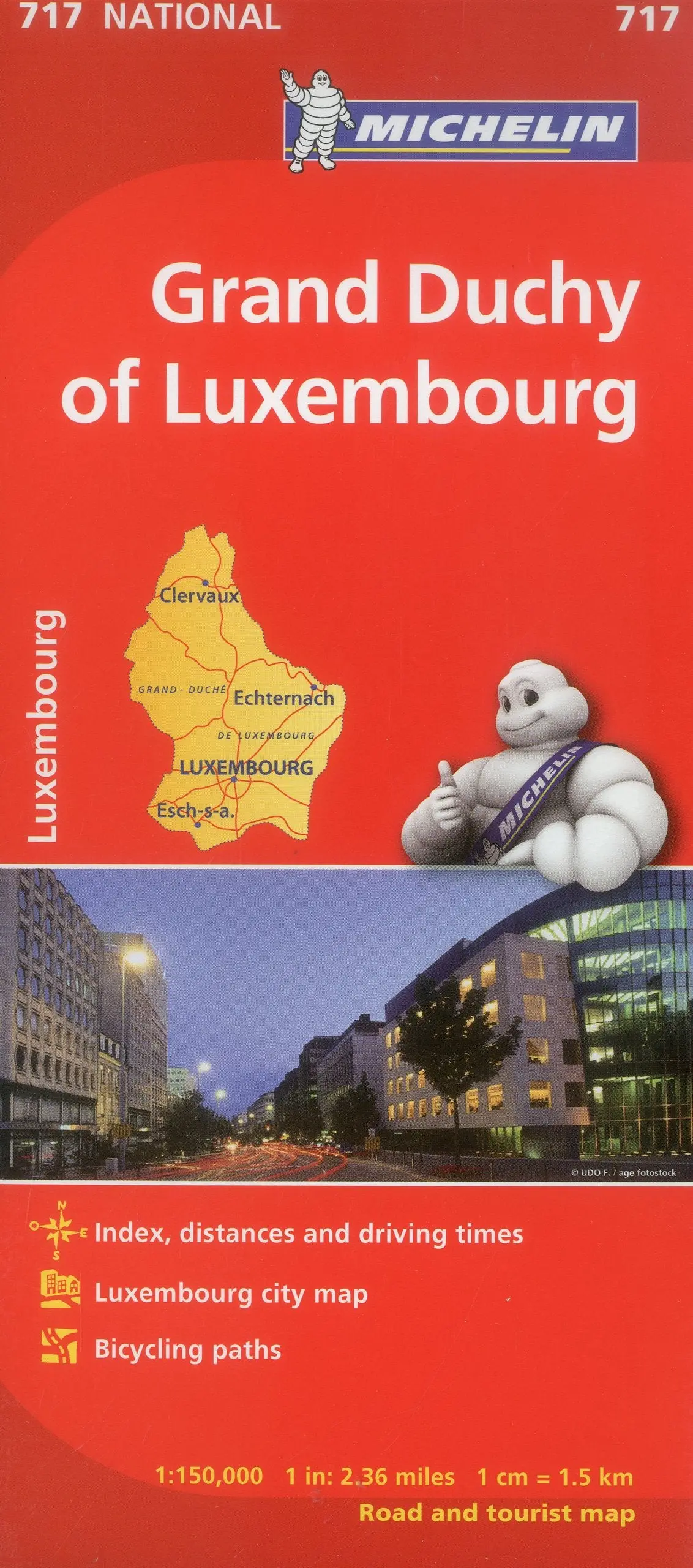 Michelin Luxembourg, Grand Duchy Map 717 (Maps/Country (Michelin)) Michelin 1