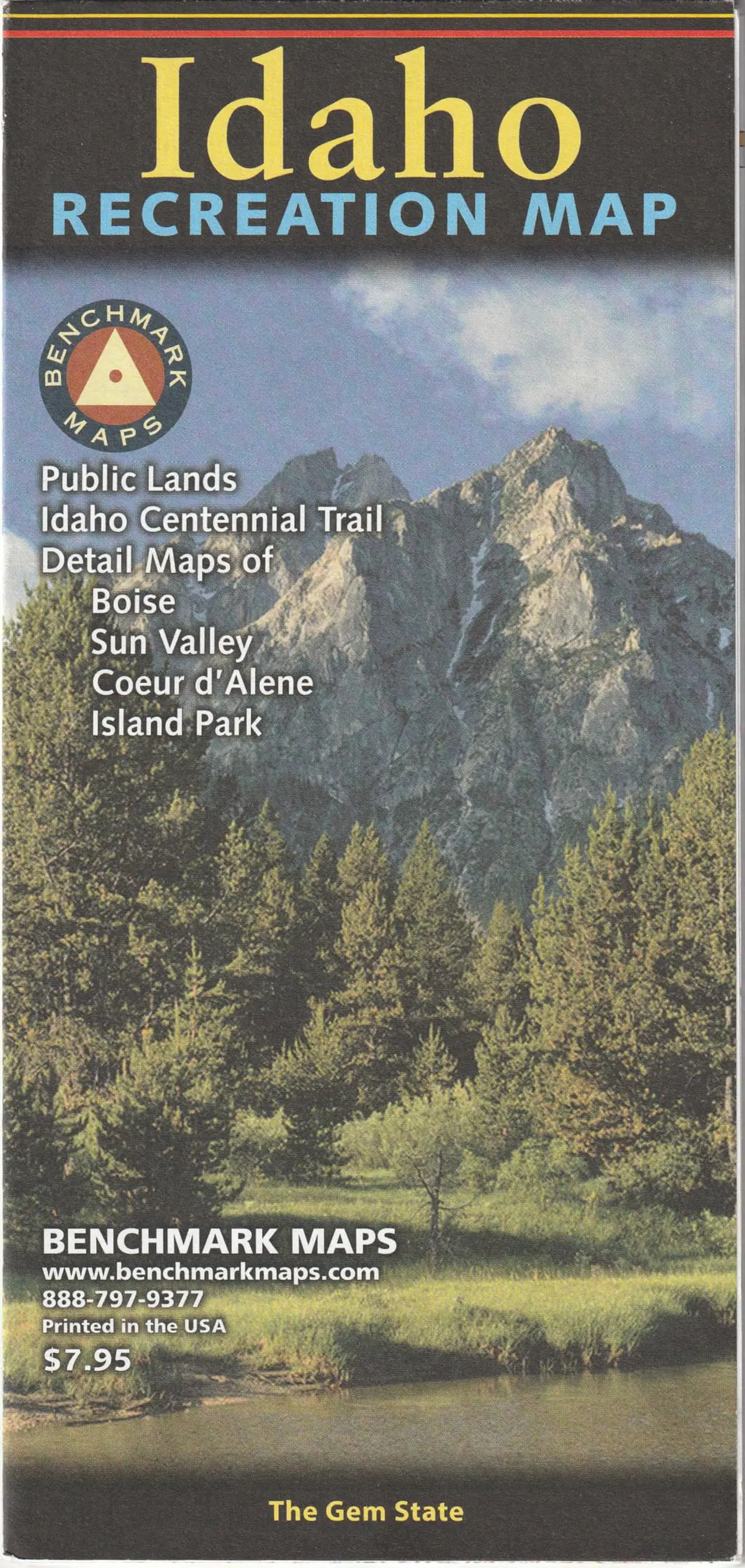 Idaho Recreation Map: The Gem State 1