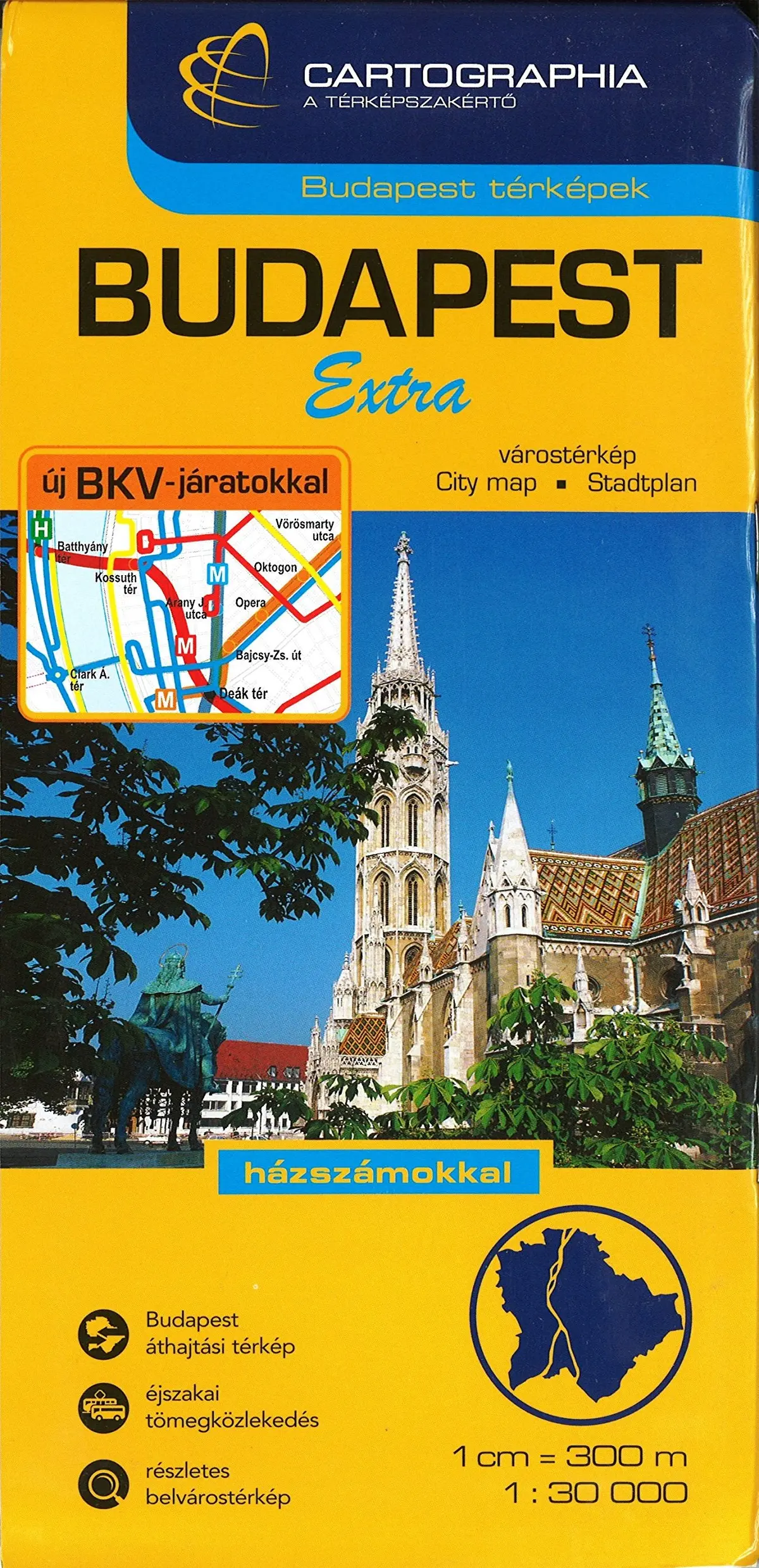 Budapest : Extra [Map] Cartographia 1
