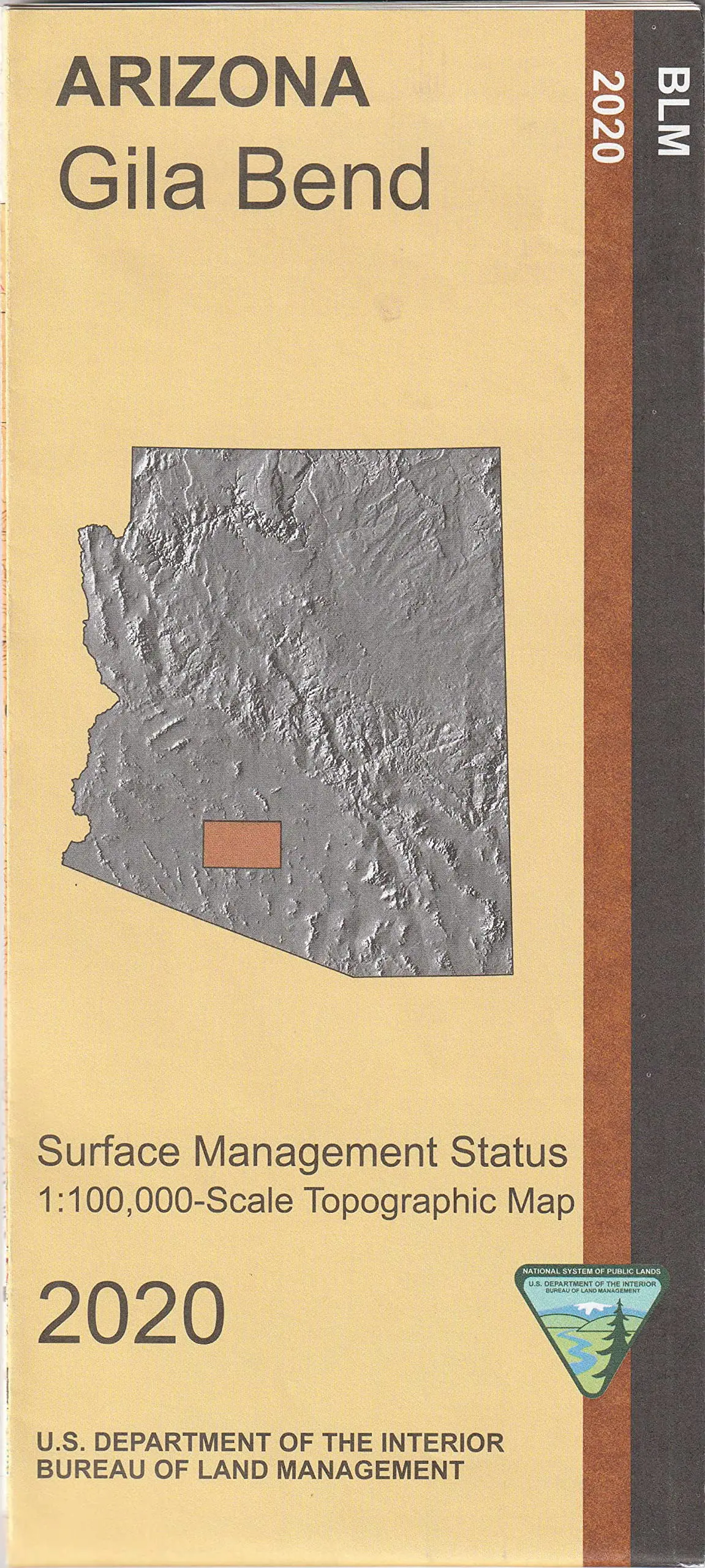 Gila Bend Surface Management Status 1:100,000-Scale Topographic Map [Map] Arizona State Office 1