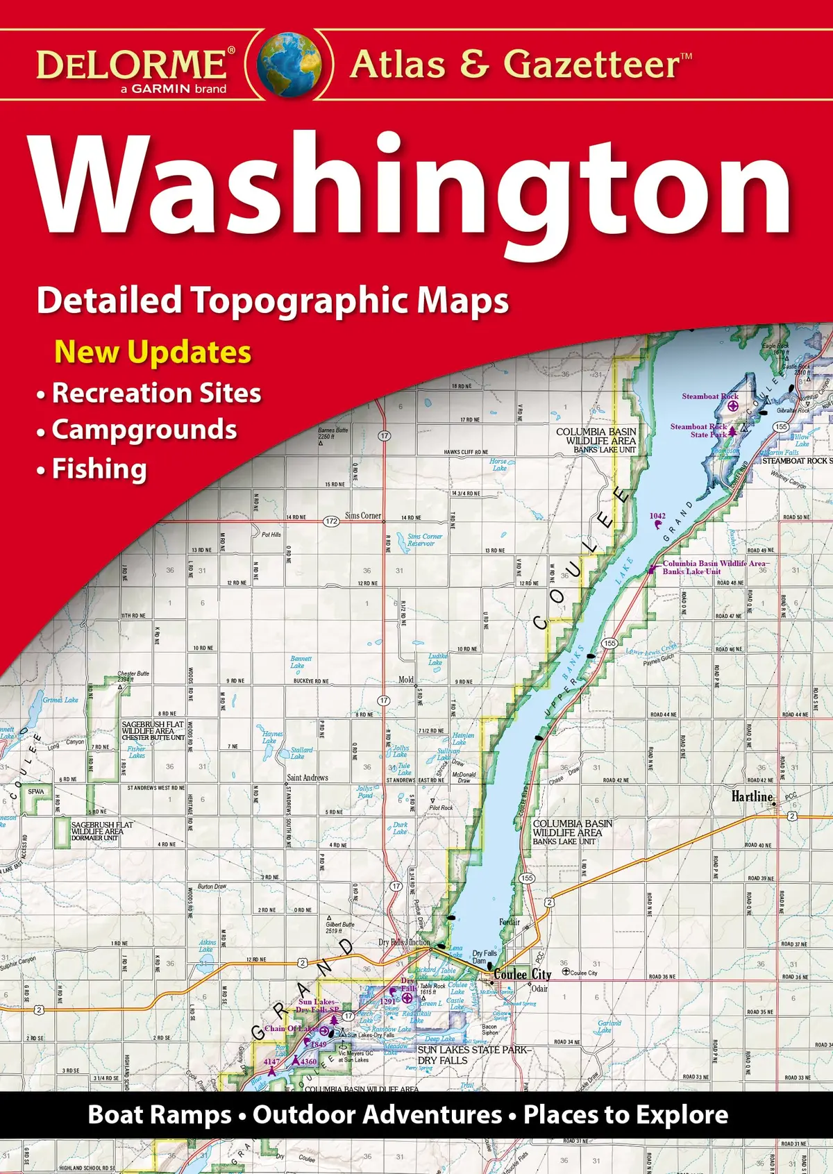 Delorme Atlas & Gazetteer: Washington Detailed Topographic Maps 1