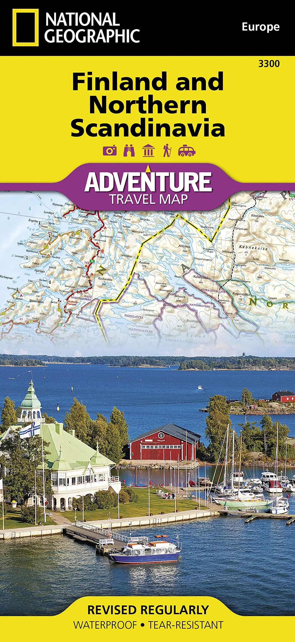 Finland And Northern Scandinavia Map (National Geographic Adventure Map, 3300) [Map] National Geographic Maps - Adventure 1