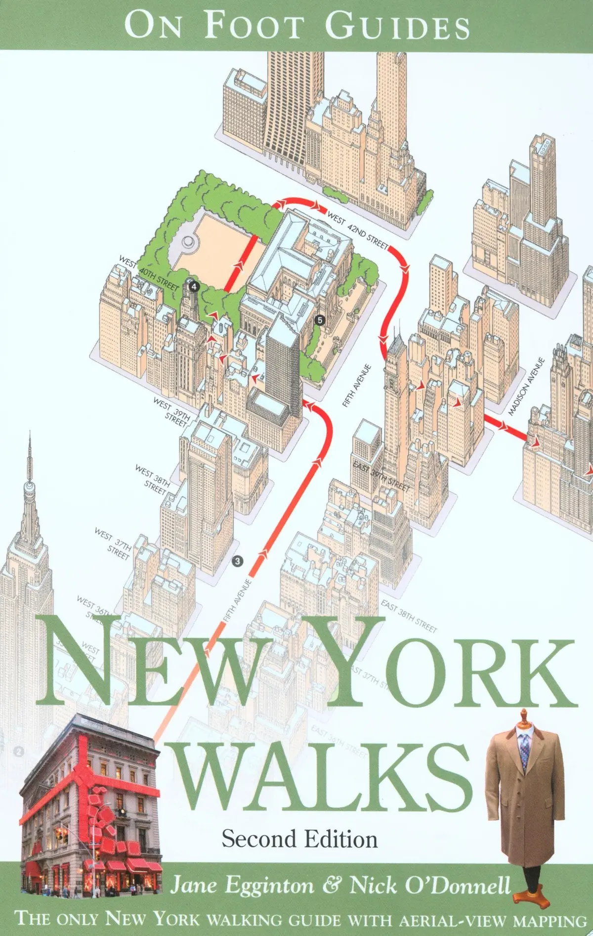 New York Walks (On Foot Guides) [Paperback] Egginton, Jane And O'donnell, Nick 1
