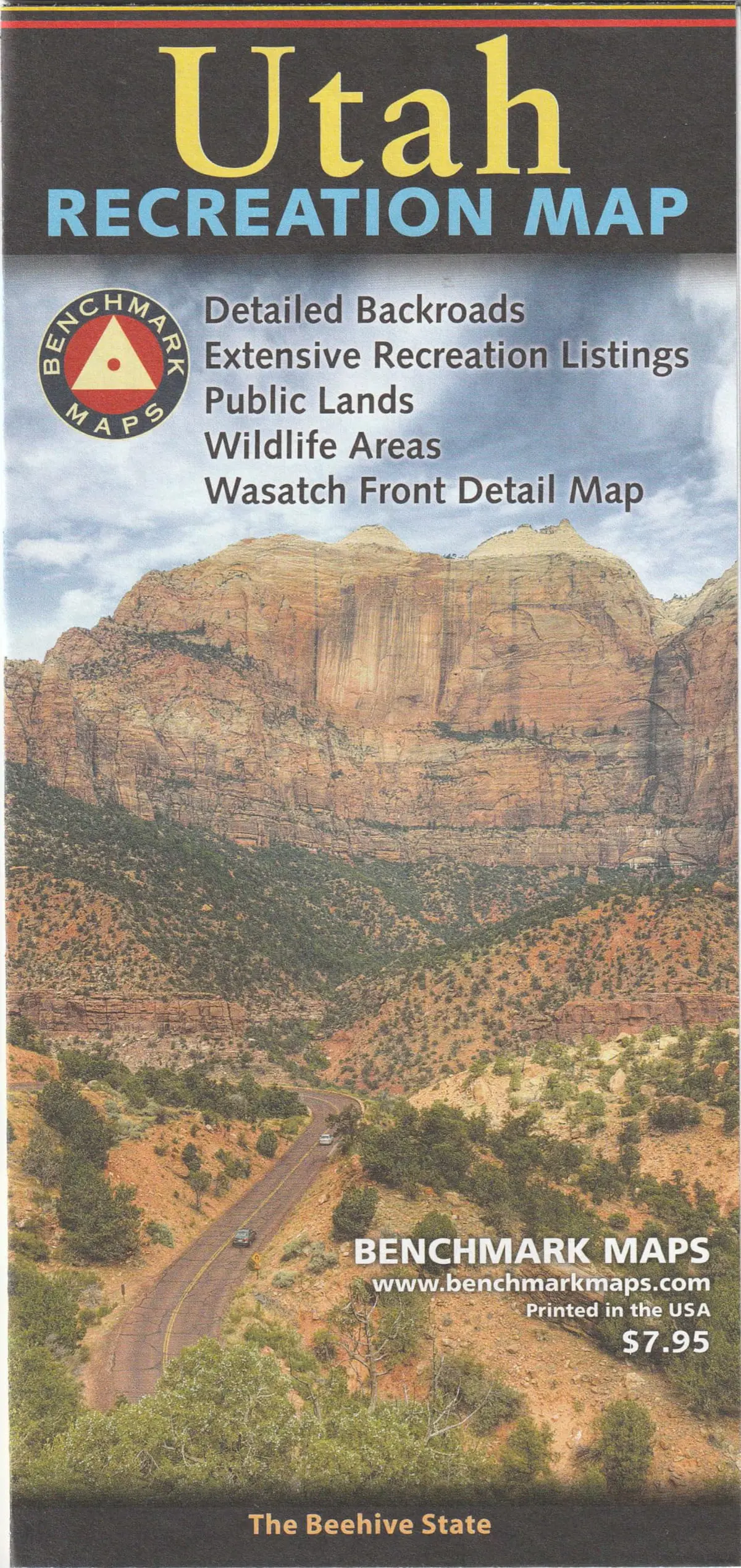 The Beehive State: Utah Recreation Map [Map] Bm Maps 1