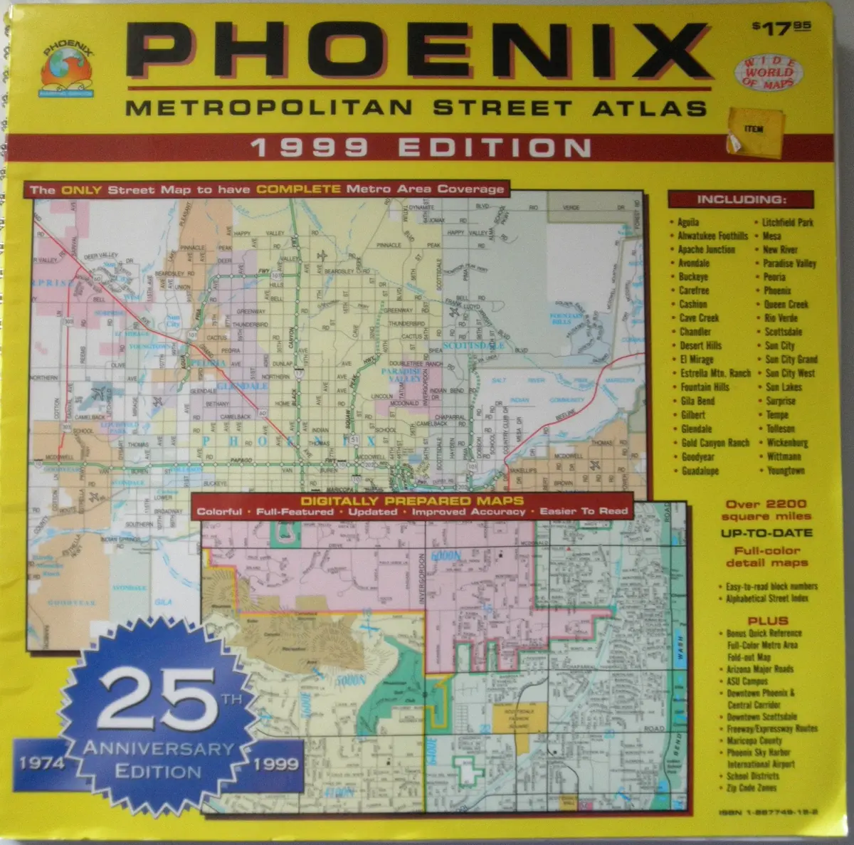 Phoenix Metropolitan Street Atlas Phoenix Mapping Service 1