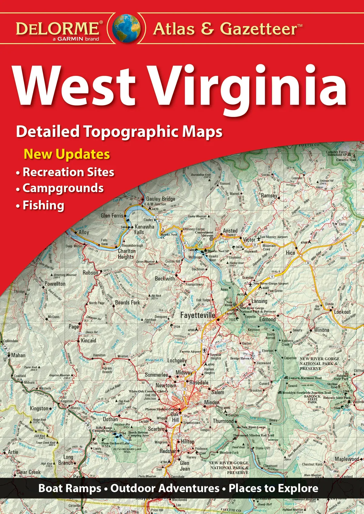 Delorme Atlas & Gazetteer: West Virginia Rand Mcnally 1
