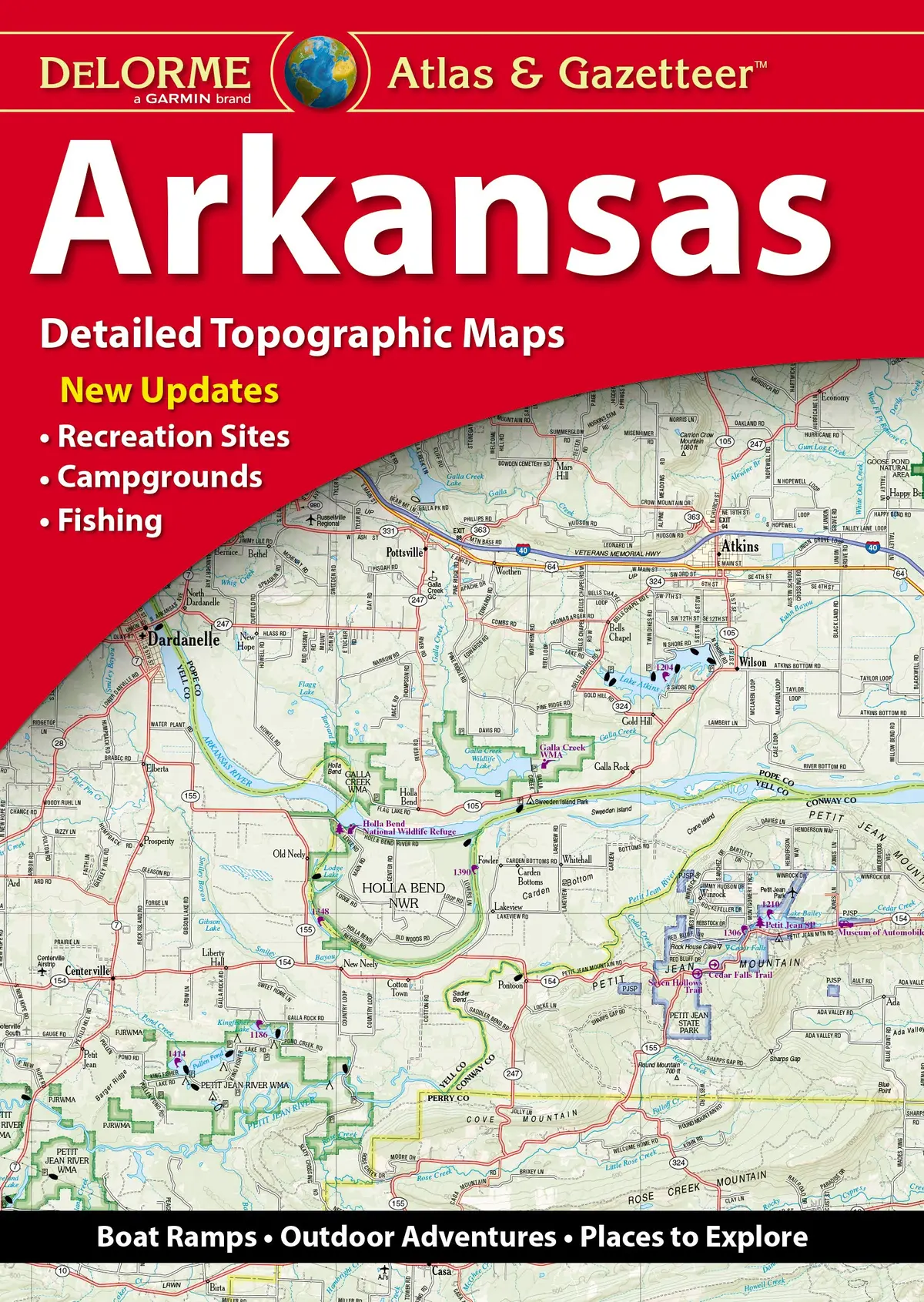 Delorme Atlas & Gazetteer Arkansas [Map] Delorme 1