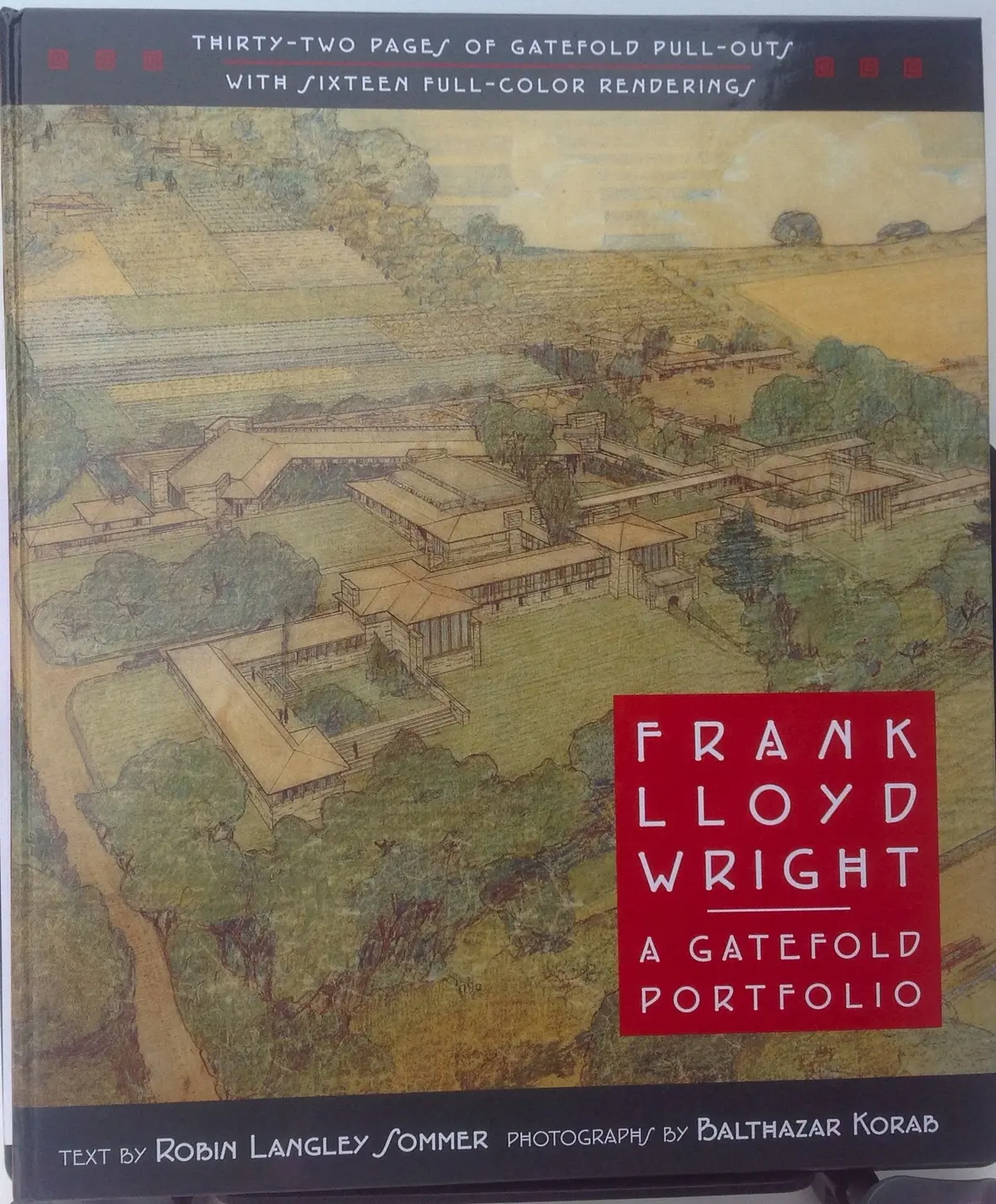 Frank Lloyd Wright: A Gatefold Portfolio [Hardcover] Sommer, Robin Langley And Photographic Illustrations By Balthazar Korab 1