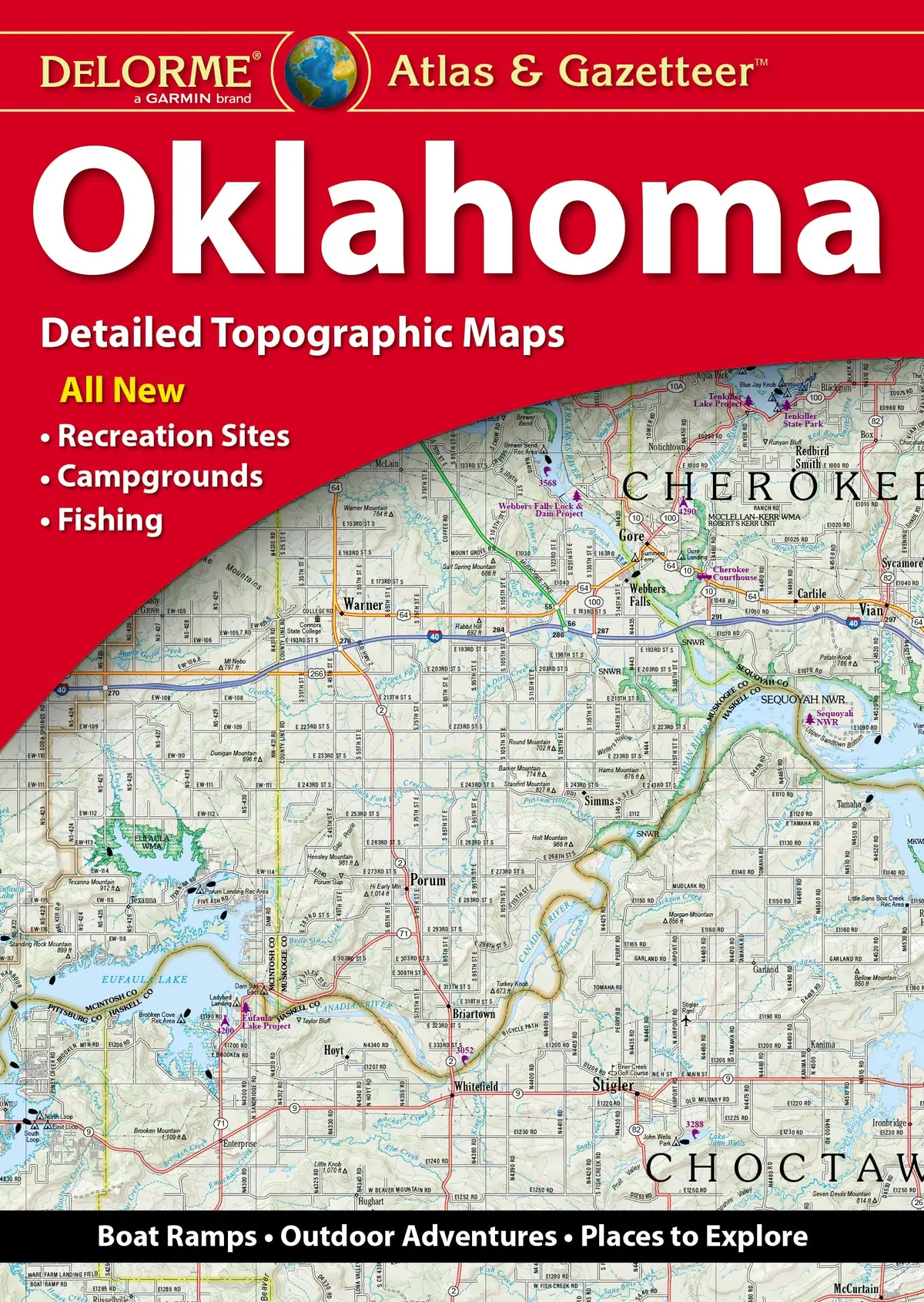 Delorme Atlas & Gazetteer: Oklahoma Detailed Topographic Maps 1