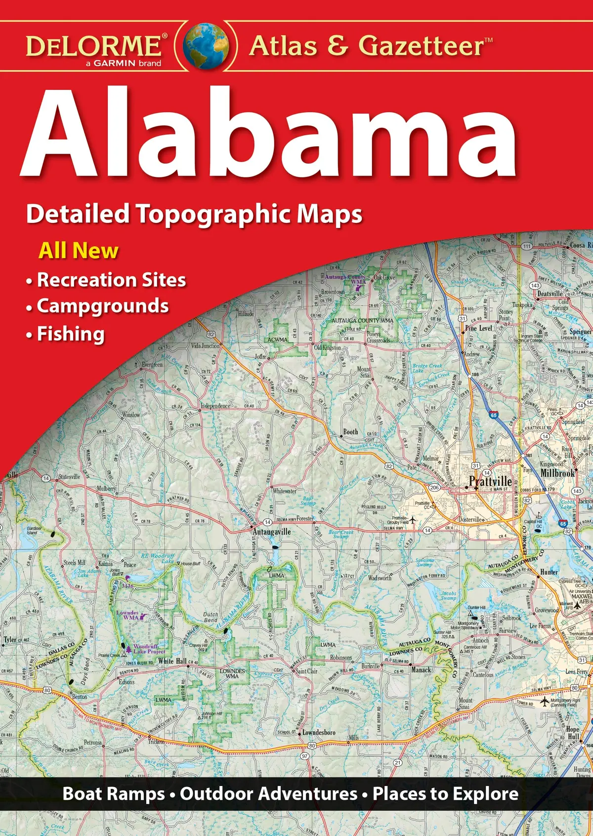 Delorme Atlas & Gazetteer: Alabama Detailed Topographic Maps 1
