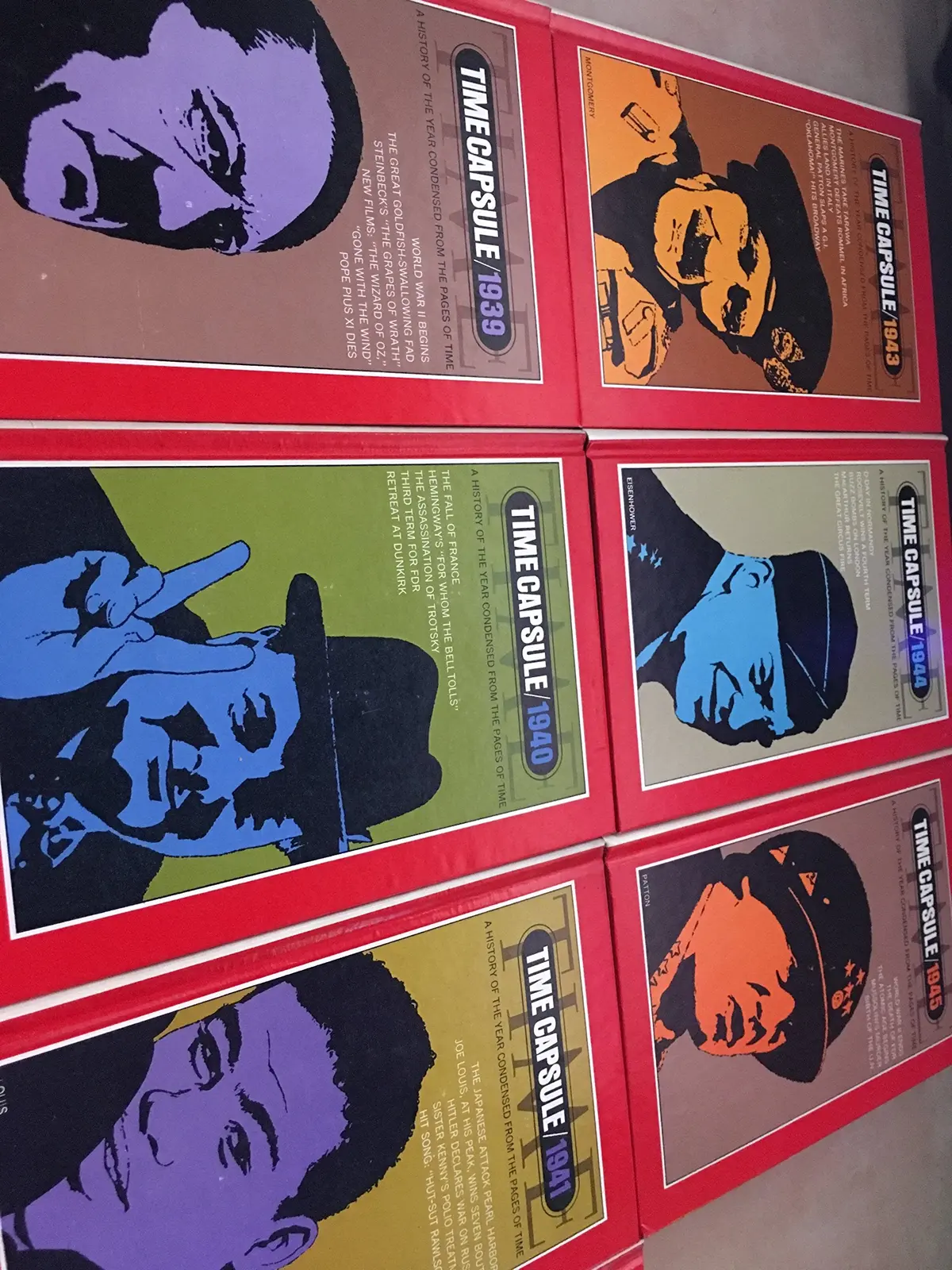 Time Capsule 1939 - 1945 Complete Box Set [Hardcover] Time Life 1