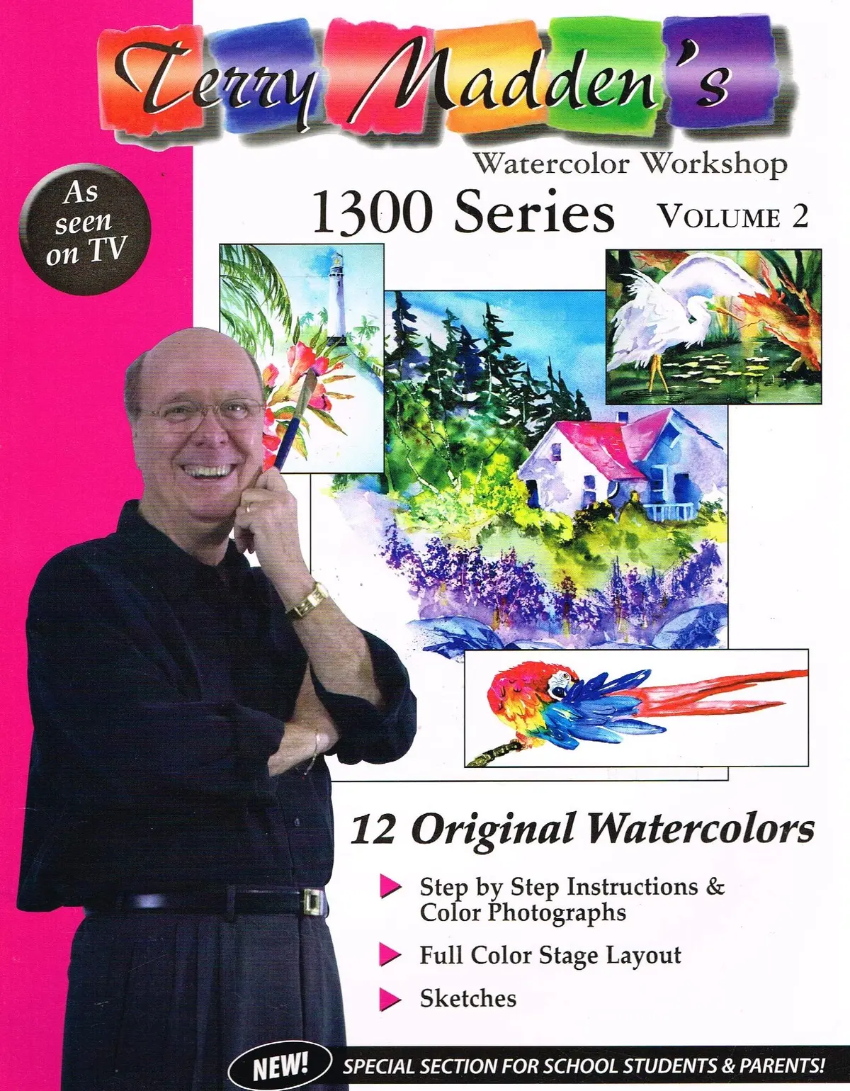 Terry Madden's Watercolor Workshop: 1300 Series, Volume 2 [Paperback] Terry Madden 1