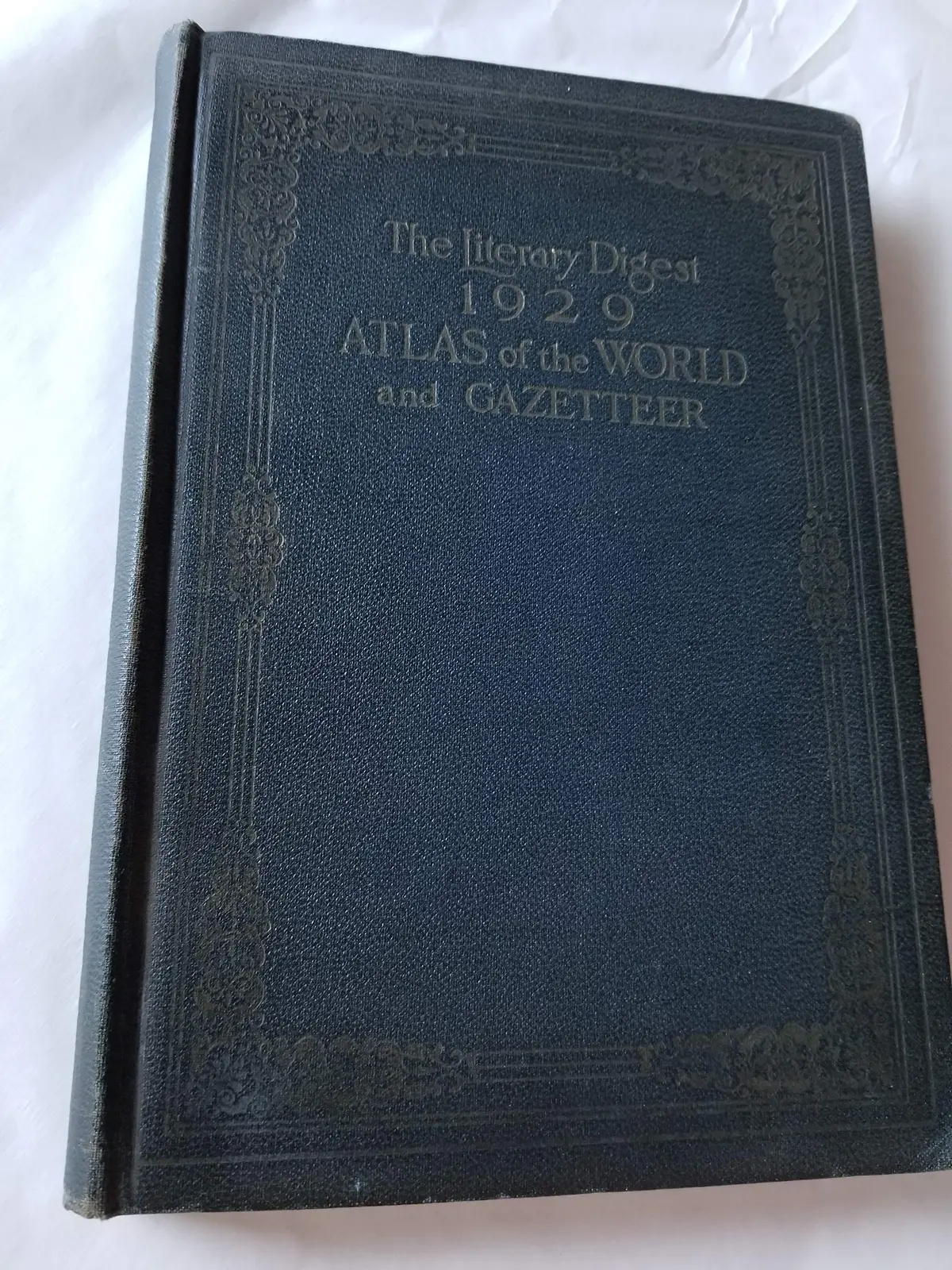 The Literary Digest 1929 Atlas Of The World And Gazetteer [Hardcover] Funk & Wagnalls 1