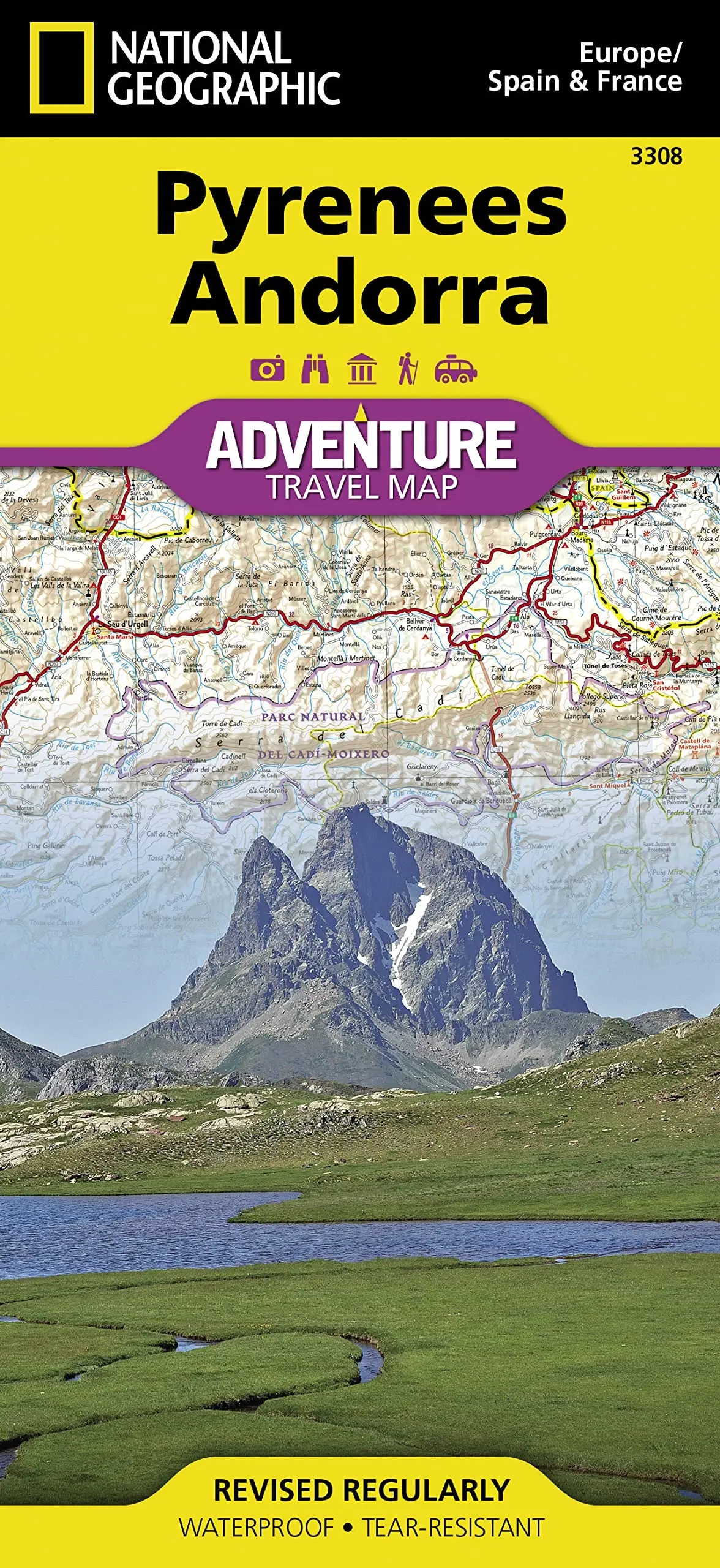 Pyrenees And Andorra Map (National Geographic Adventure Map, 3308) [Map] National Geographic Maps - Adventure 1