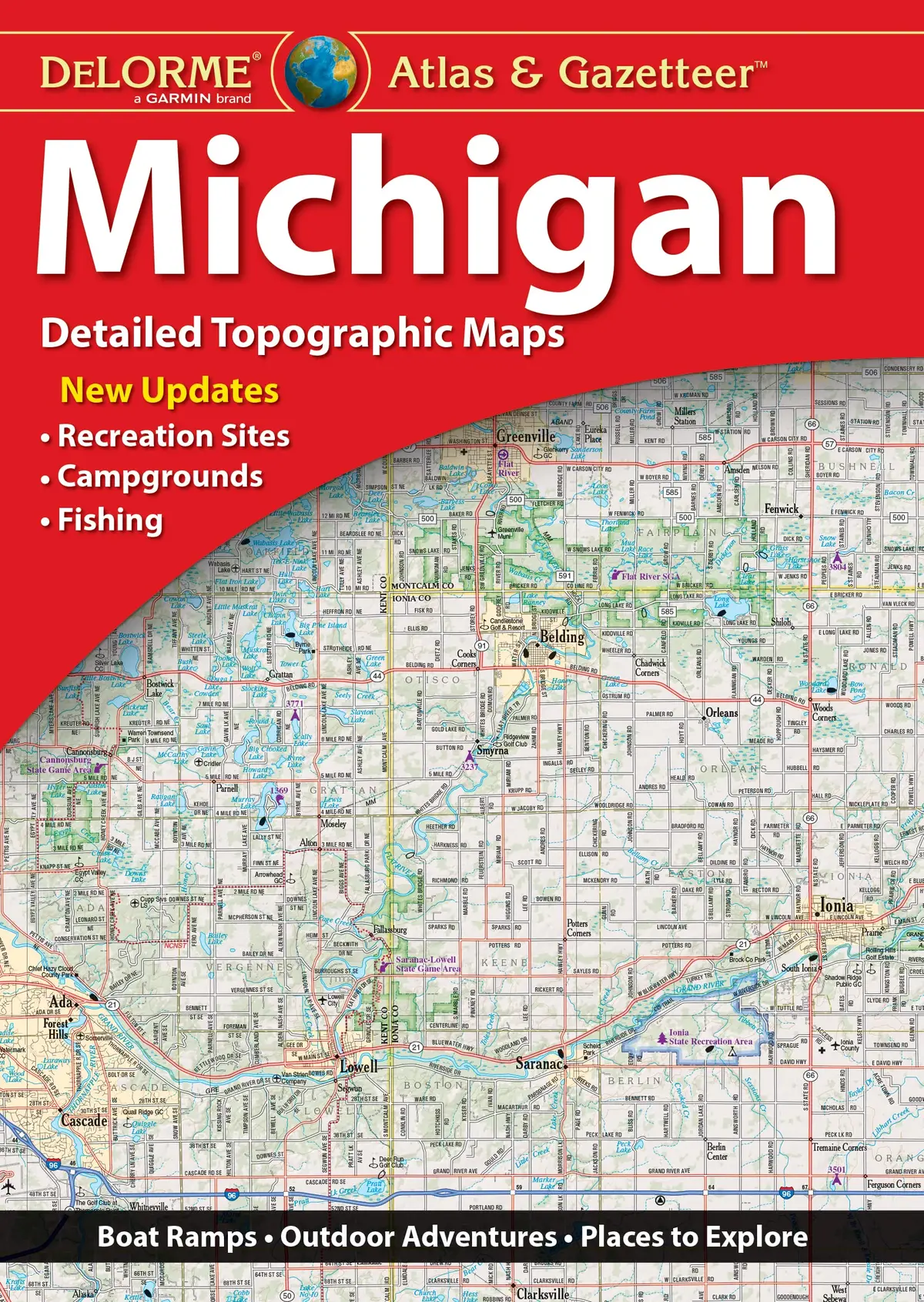 Delorme Atlas & Gazetteer: Michigan 1