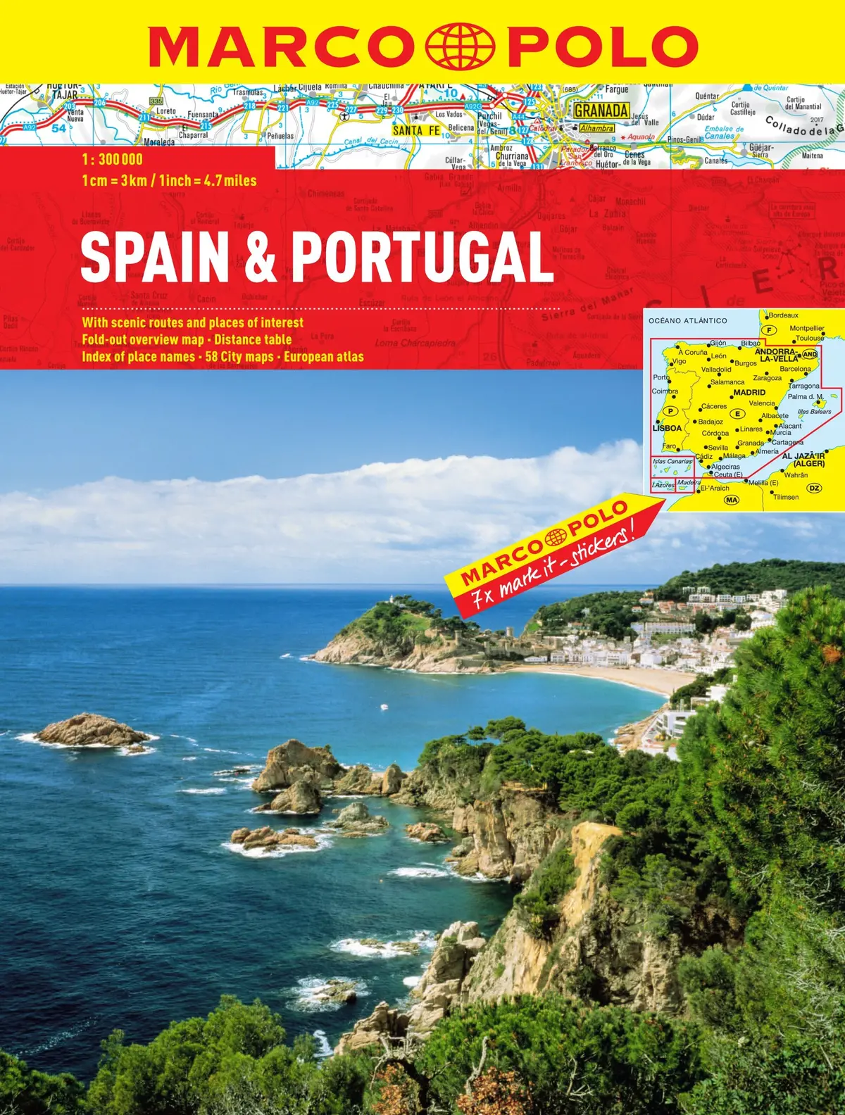 Spain / Portugal Marco Polo Road Atlas Marco Polo Travel Publishing 1