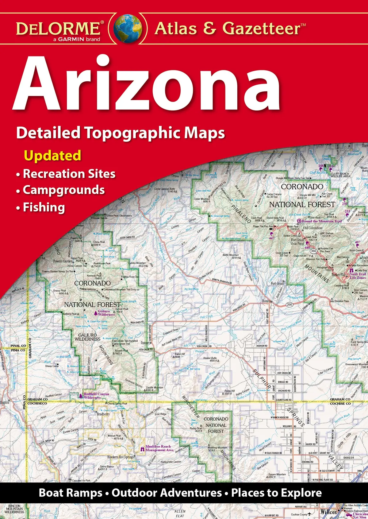 2023 Delorme Atlas & Gazetteer: Arizona (Used - Like New) 1