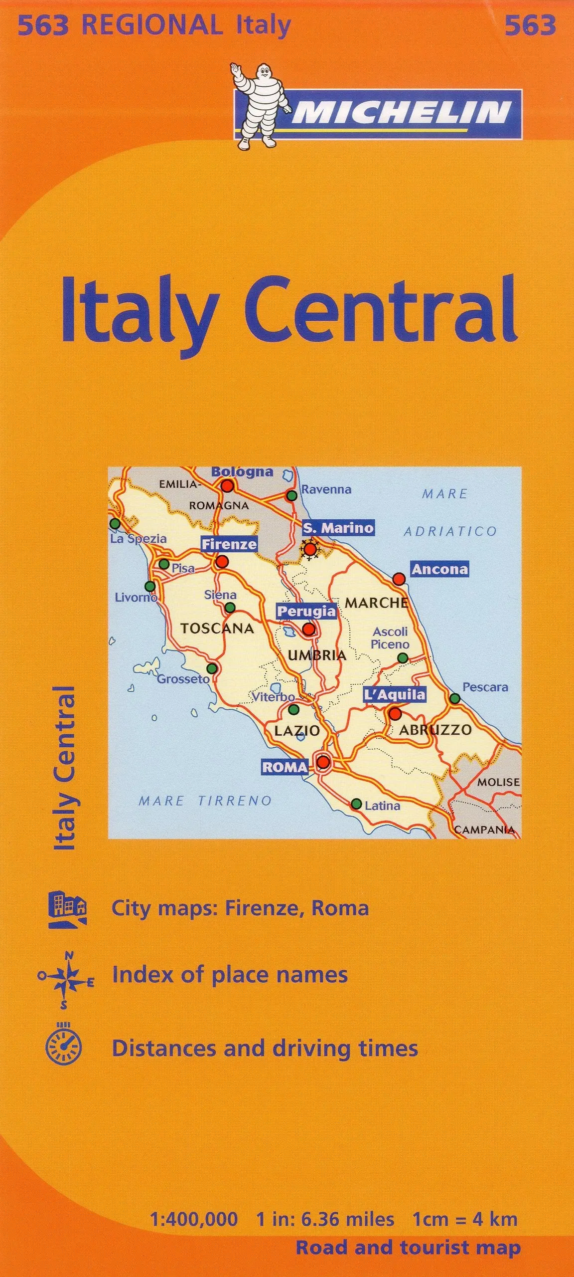 Italy Central (Regional Map 563) 1