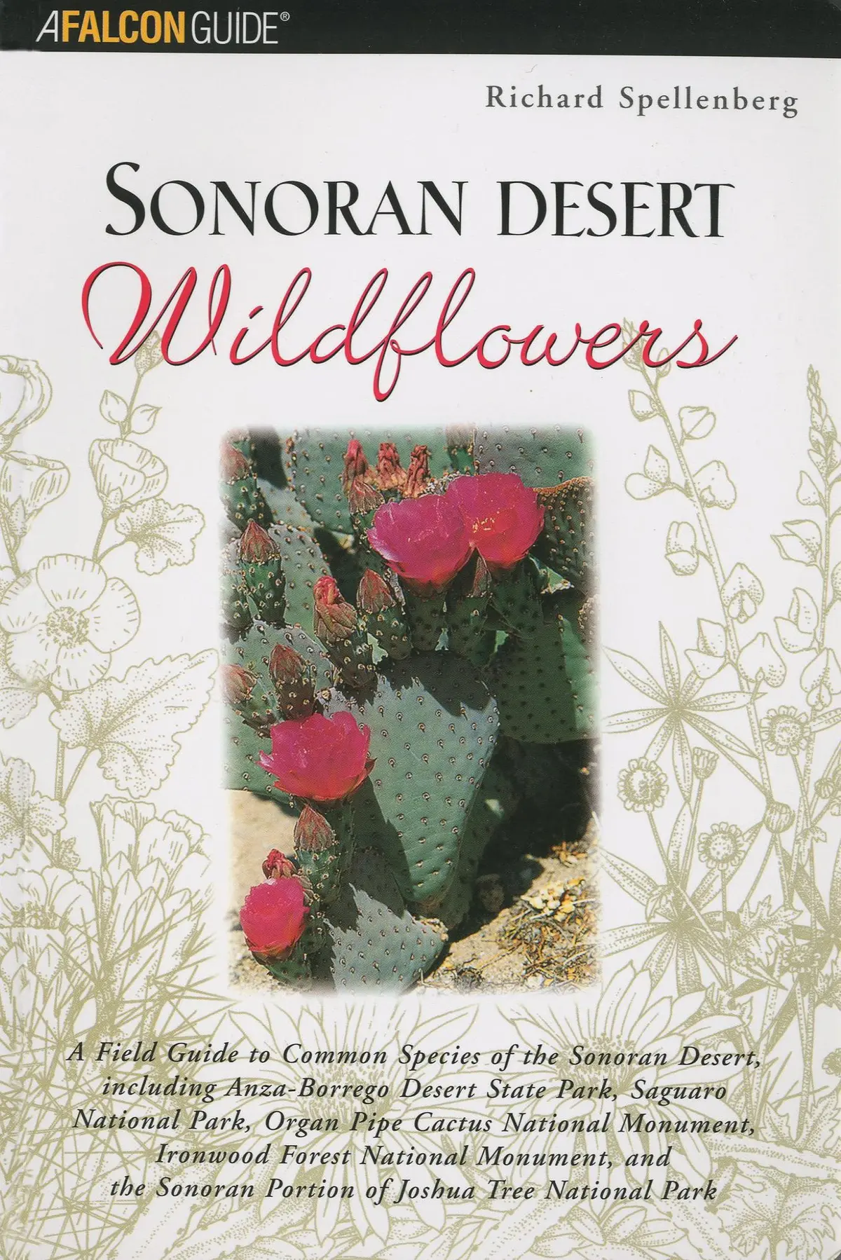 Sonoran Desert Wildflowers: A Field Guide To Common Wildflowers Of Sonoran Desert, Including Anza-Borrego Desert State Park, Saguaro National Park, Organ Pipe National Monument (Falcon Guide) Spellenberg, Richard 1