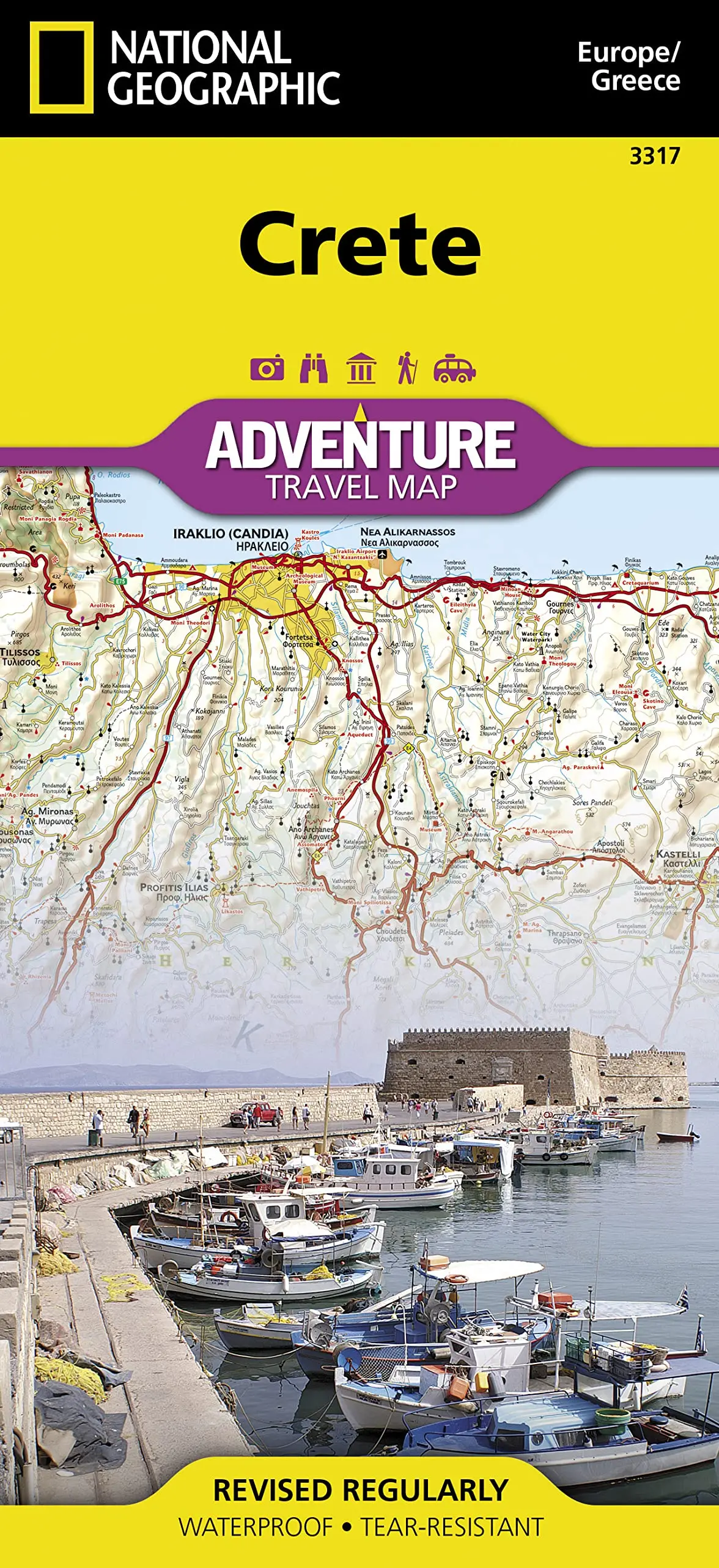 Crete Adventure Travel Map (Adventuremap 3317) 1