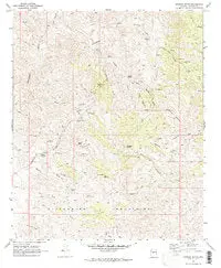 Morgan Butte, Arizona 1969 (7.5'×7.5' Topographic Quadrangle) 1