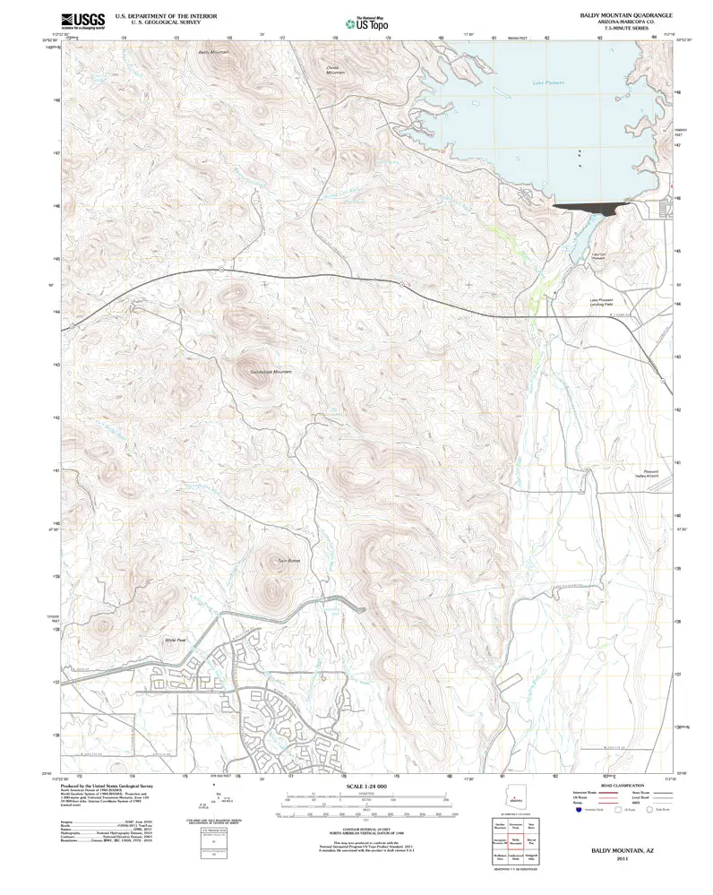 Baldy Mountain, Arizona 2011 (Us Topo 7.5'×7.5' Topographic Quadrangle) 1